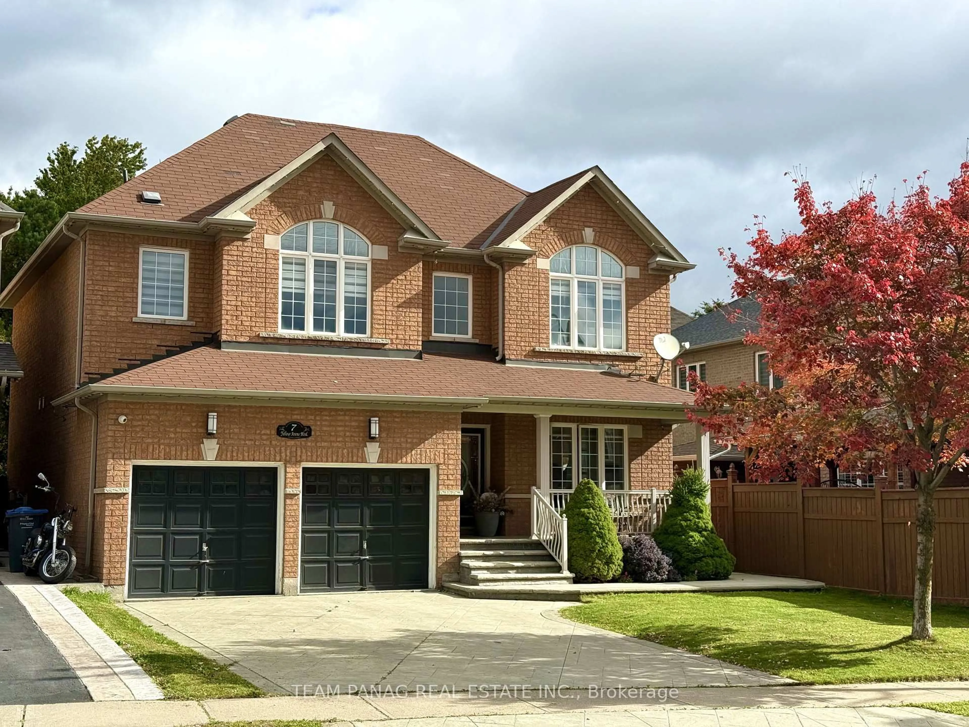 Home with brick exterior material, street for 7 Yellow Avens Blvd, Brampton Ontario L6R 0K5