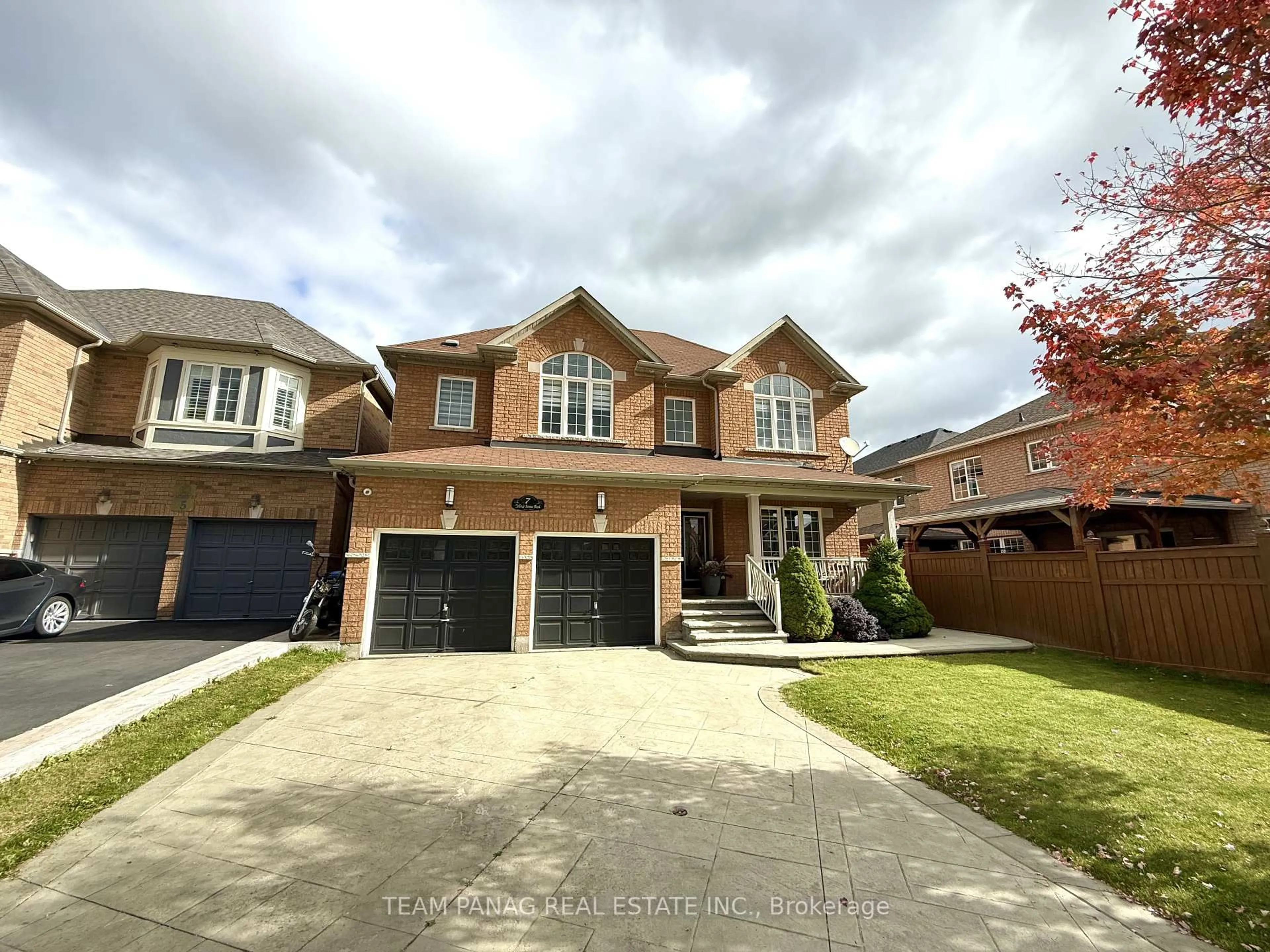 Home with brick exterior material, street for 7 Yellow Avens Blvd, Brampton Ontario L6R 0K5