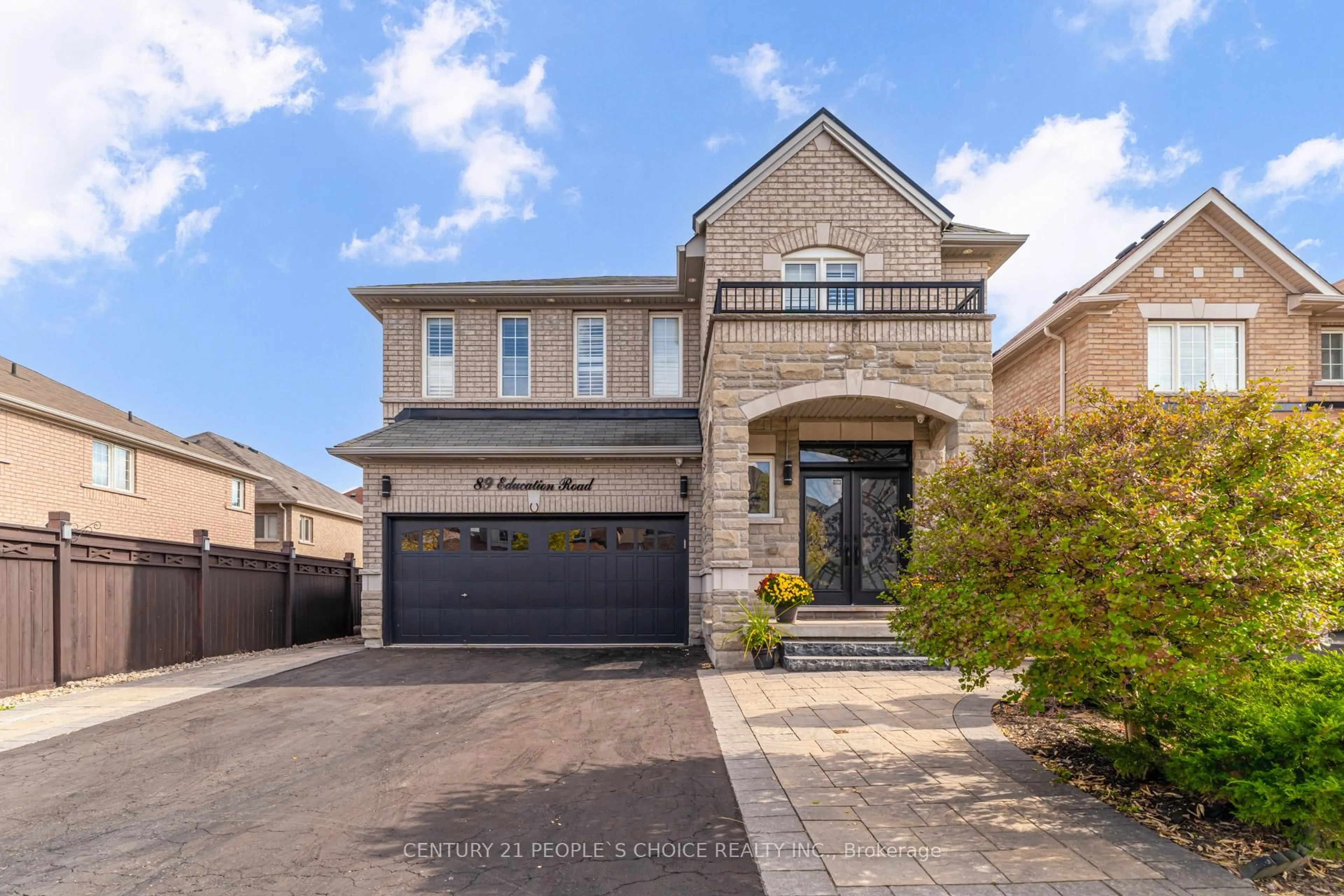 Home with brick exterior material, street for 89  Education Rd, Brampton Ontario L6P 3W3