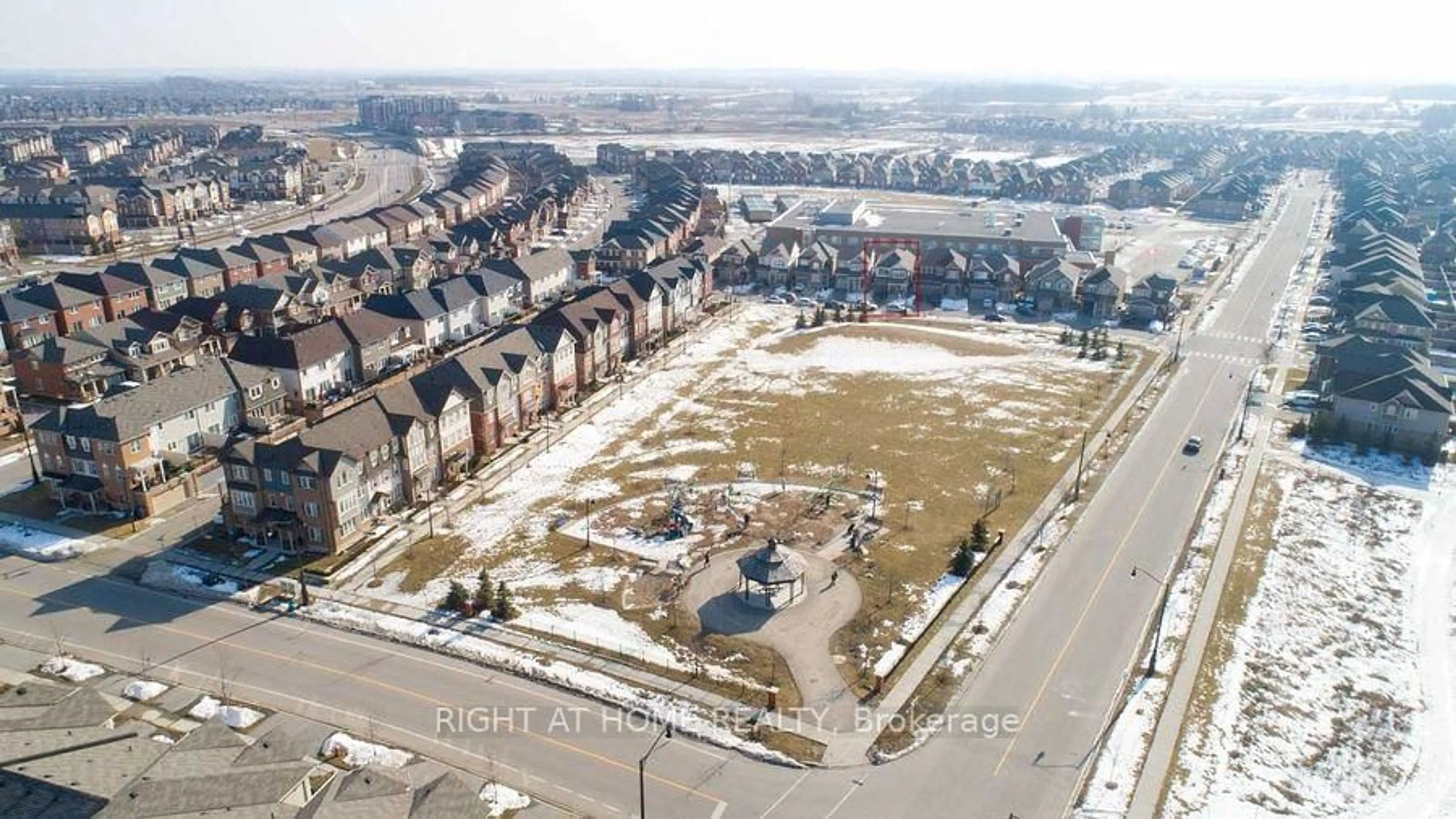A pic from outside/outdoor area/front of a property/back of a property/a pic from drone, street for 14 Poncelet Rd, Brampton Ontario L7A 0V5