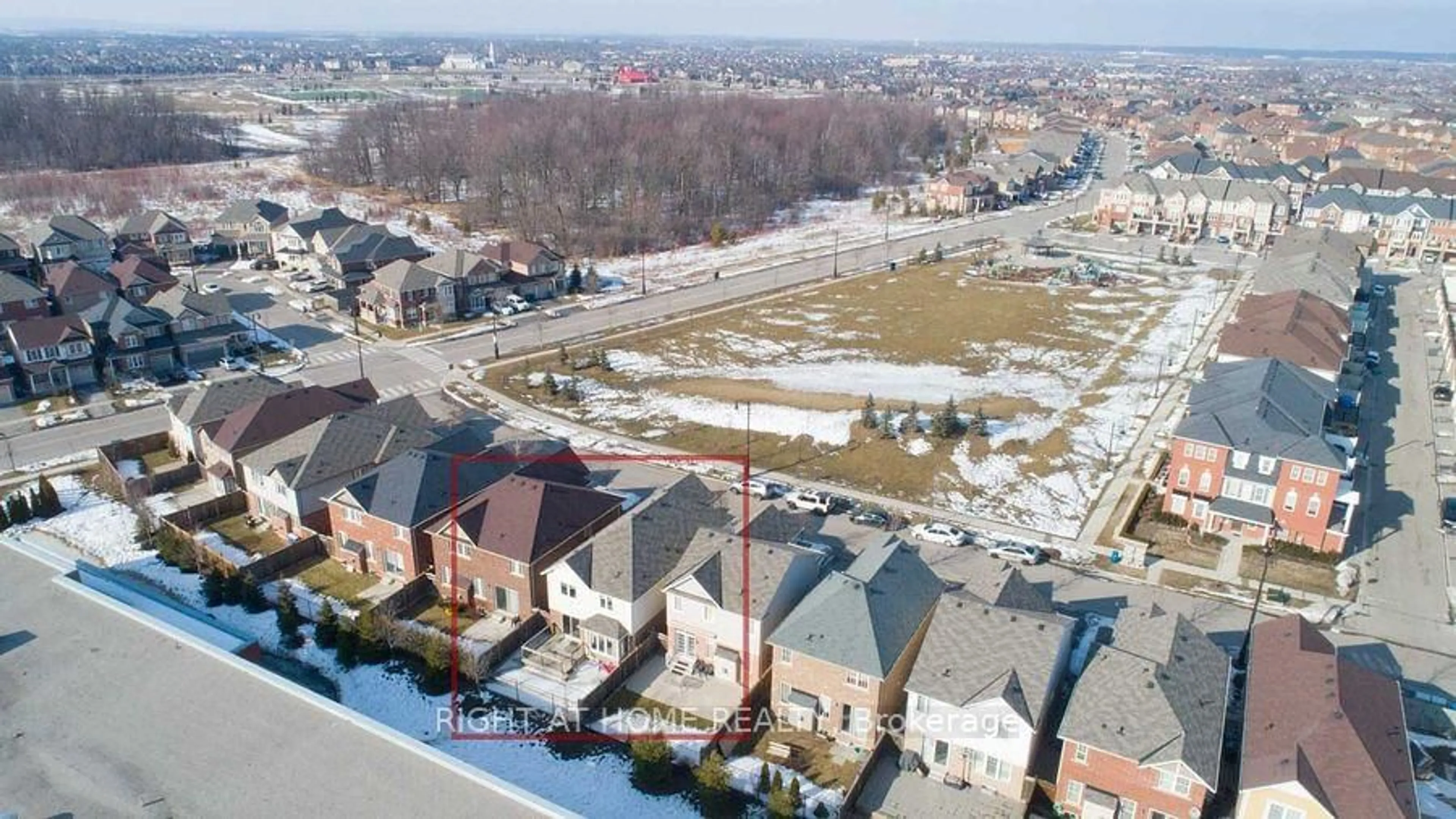 A pic from outside/outdoor area/front of a property/back of a property/a pic from drone, street for 14 Poncelet Rd, Brampton Ontario L7A 0V5