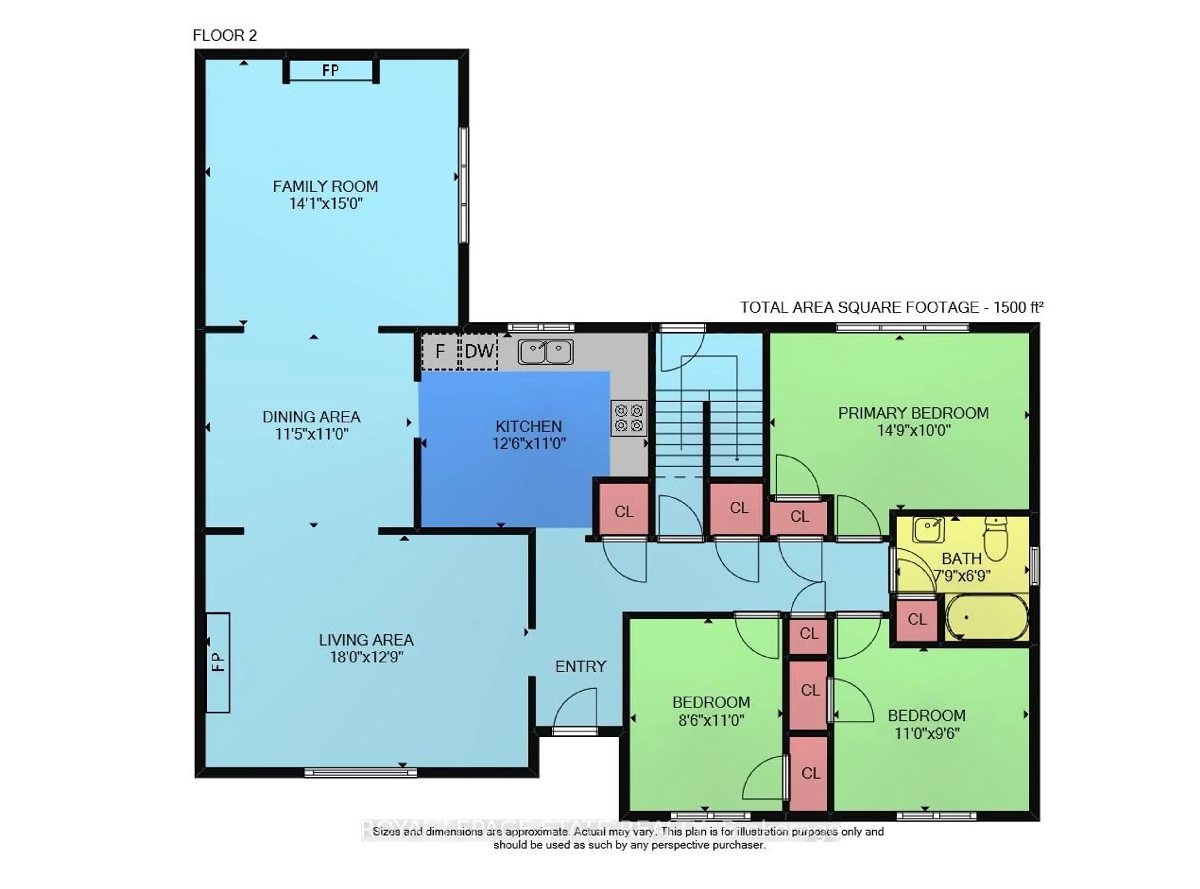 Floor plan for 1040 Cedar Ave, Burlington Ontario L7T 2S1