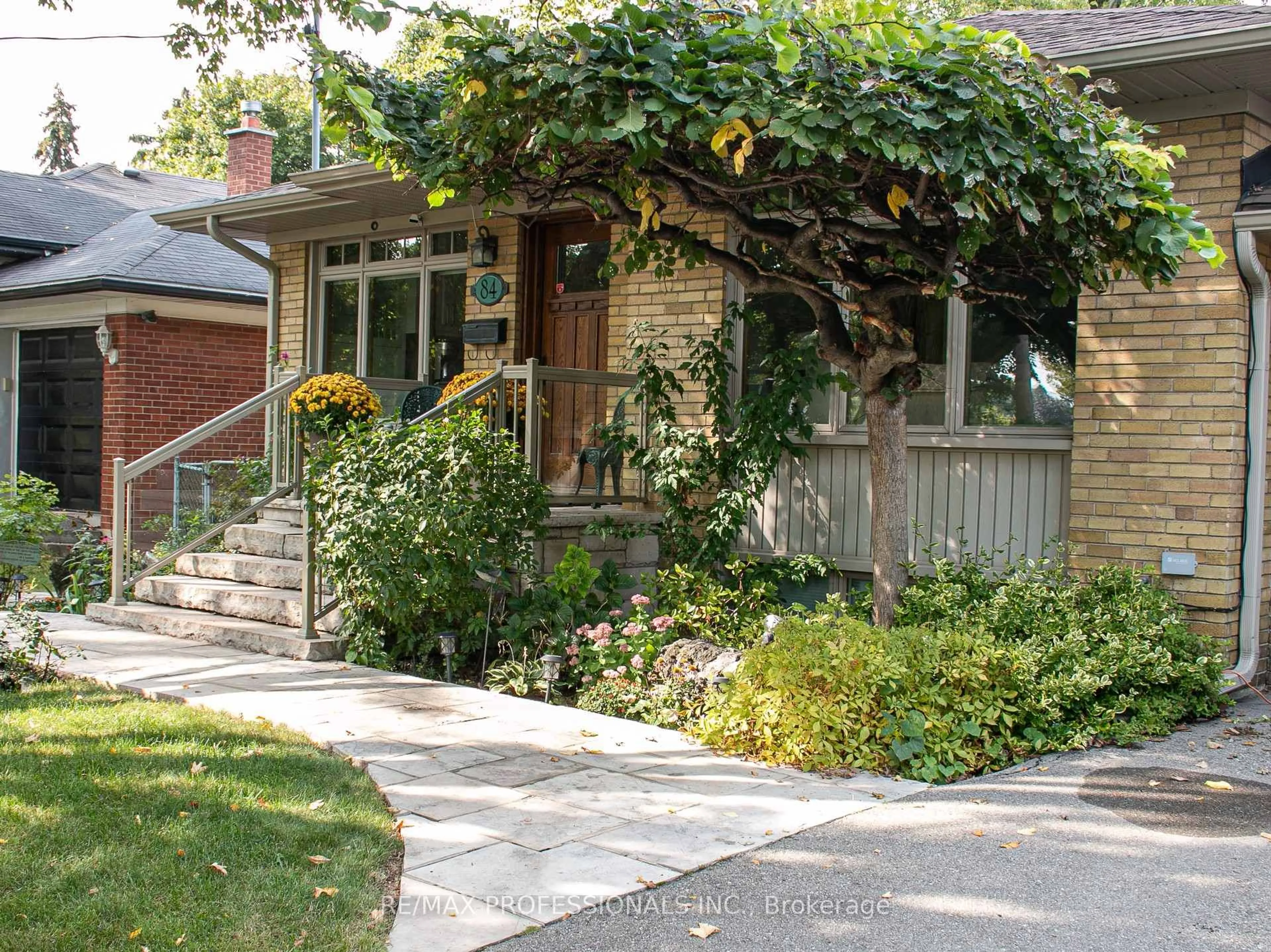 Home with brick exterior material, street for 84 North Heights Rd, Toronto Ontario M9B 2T8