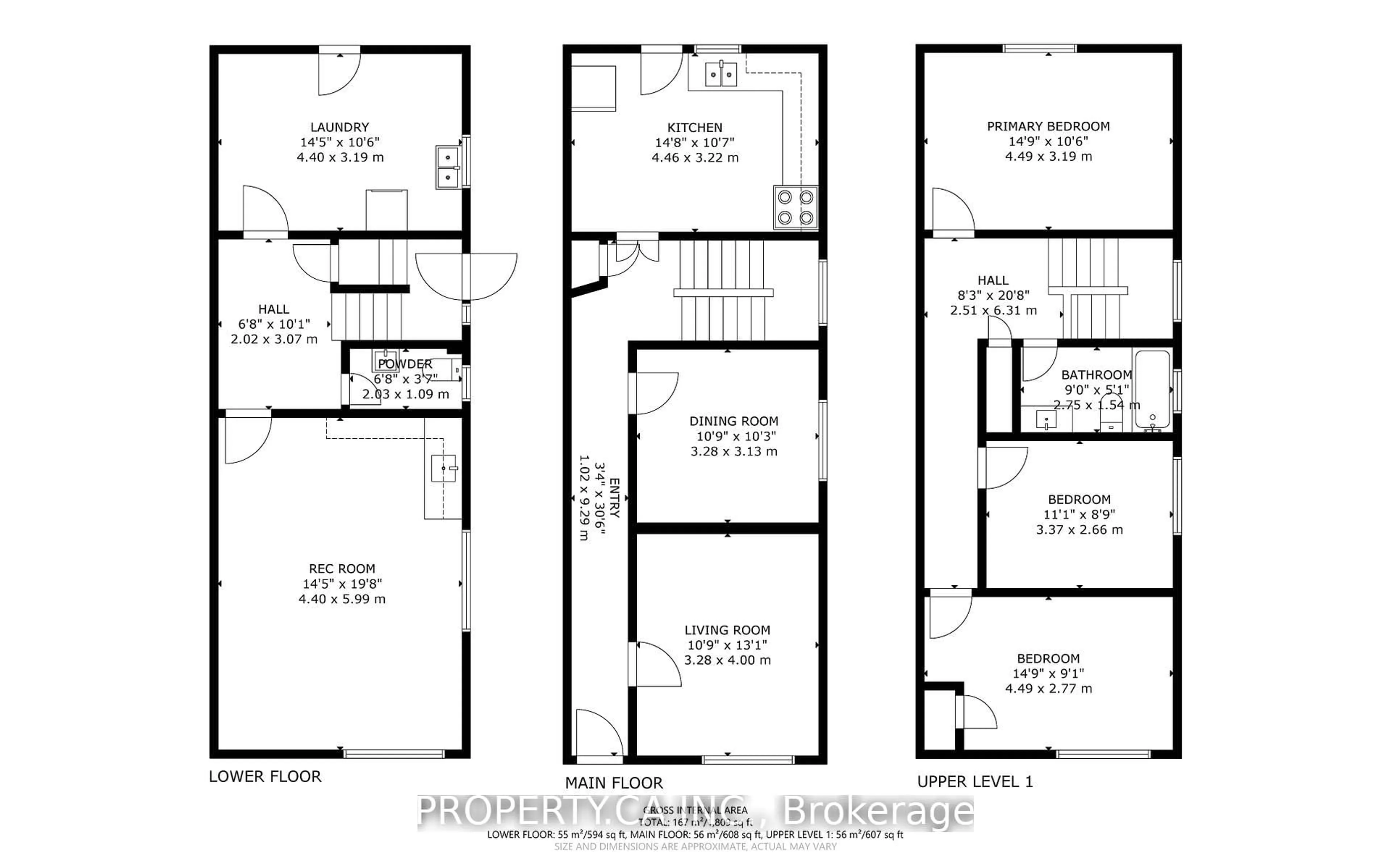Floor plan for 2098 Dufferin St, Toronto Ontario M6E 3R7