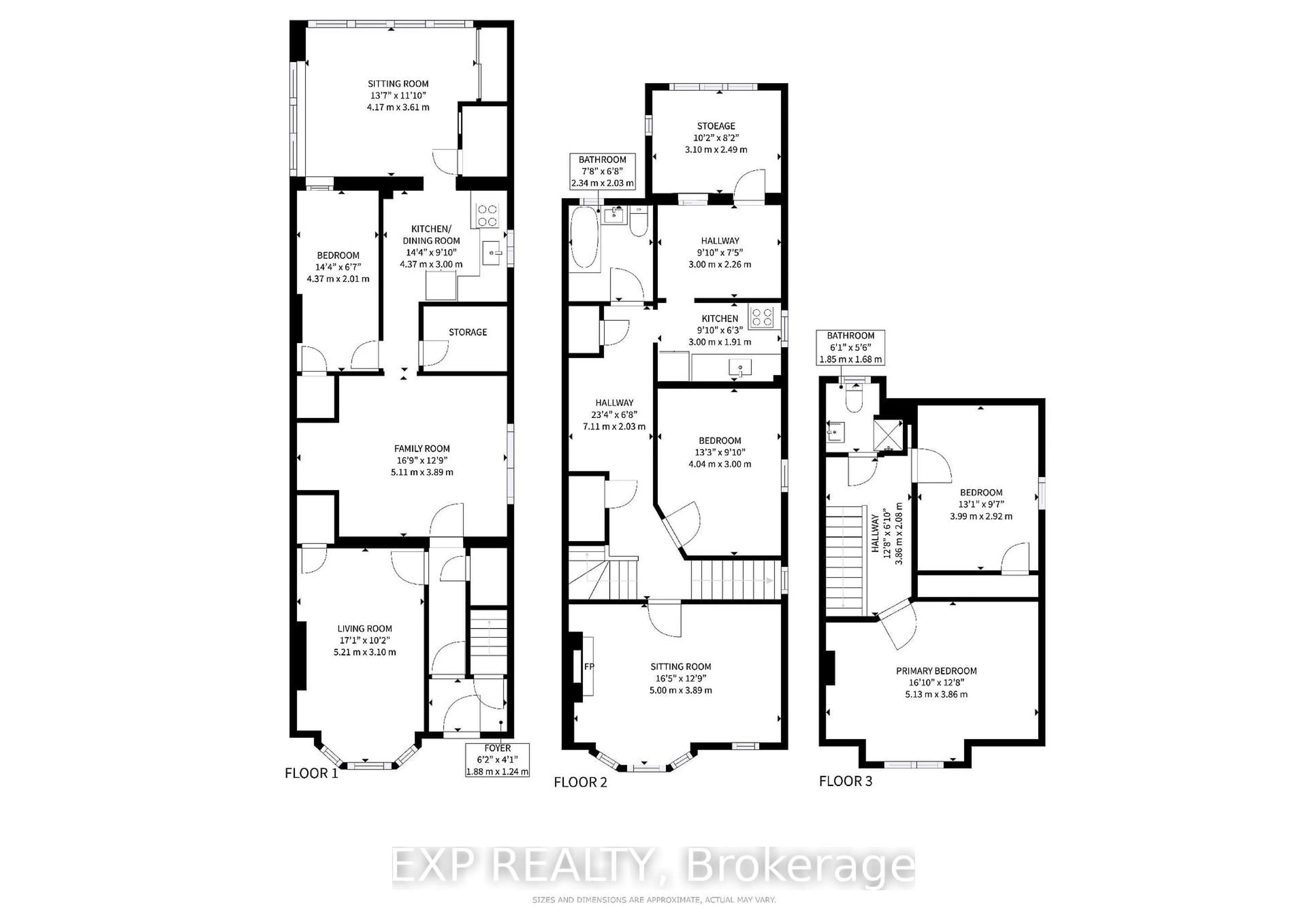 Floor plan for 126 Close Ave, Toronto Ontario M6K 2V5