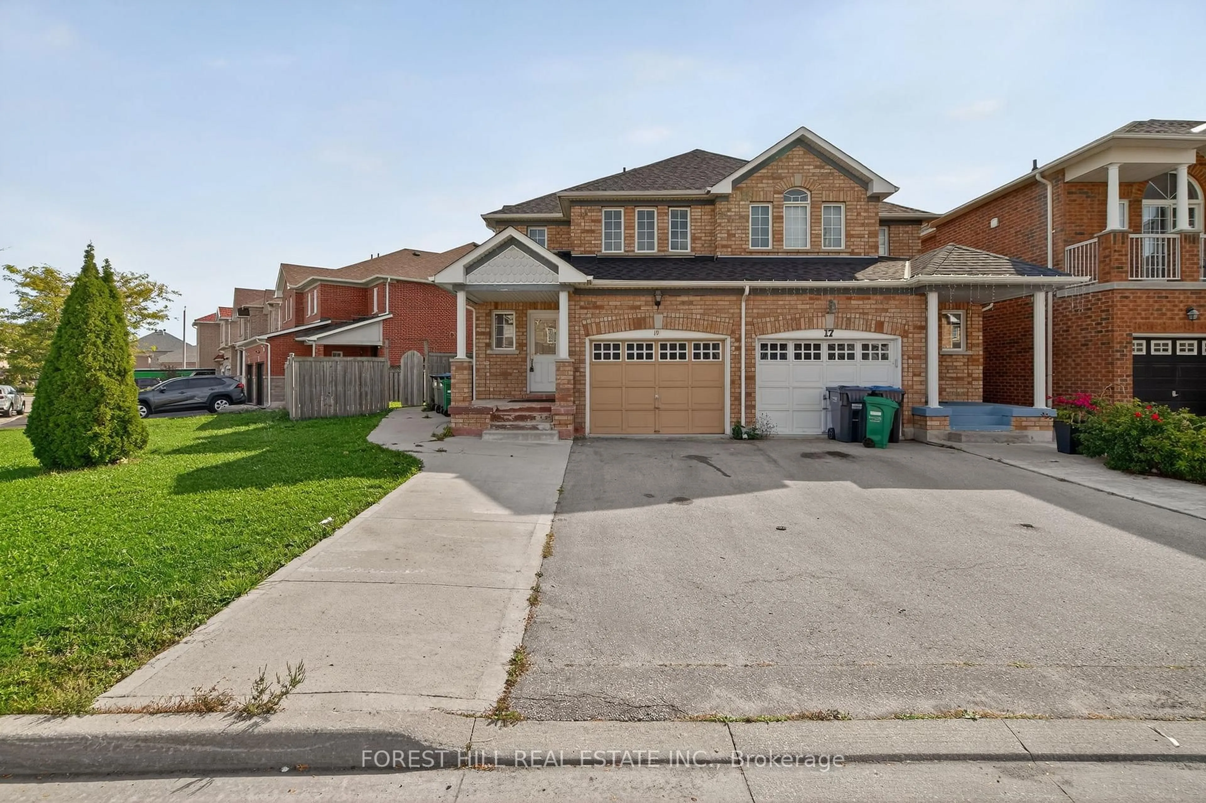Home with brick exterior material, street for 19 Rednor Dr, Brampton Ontario L6P 1P4