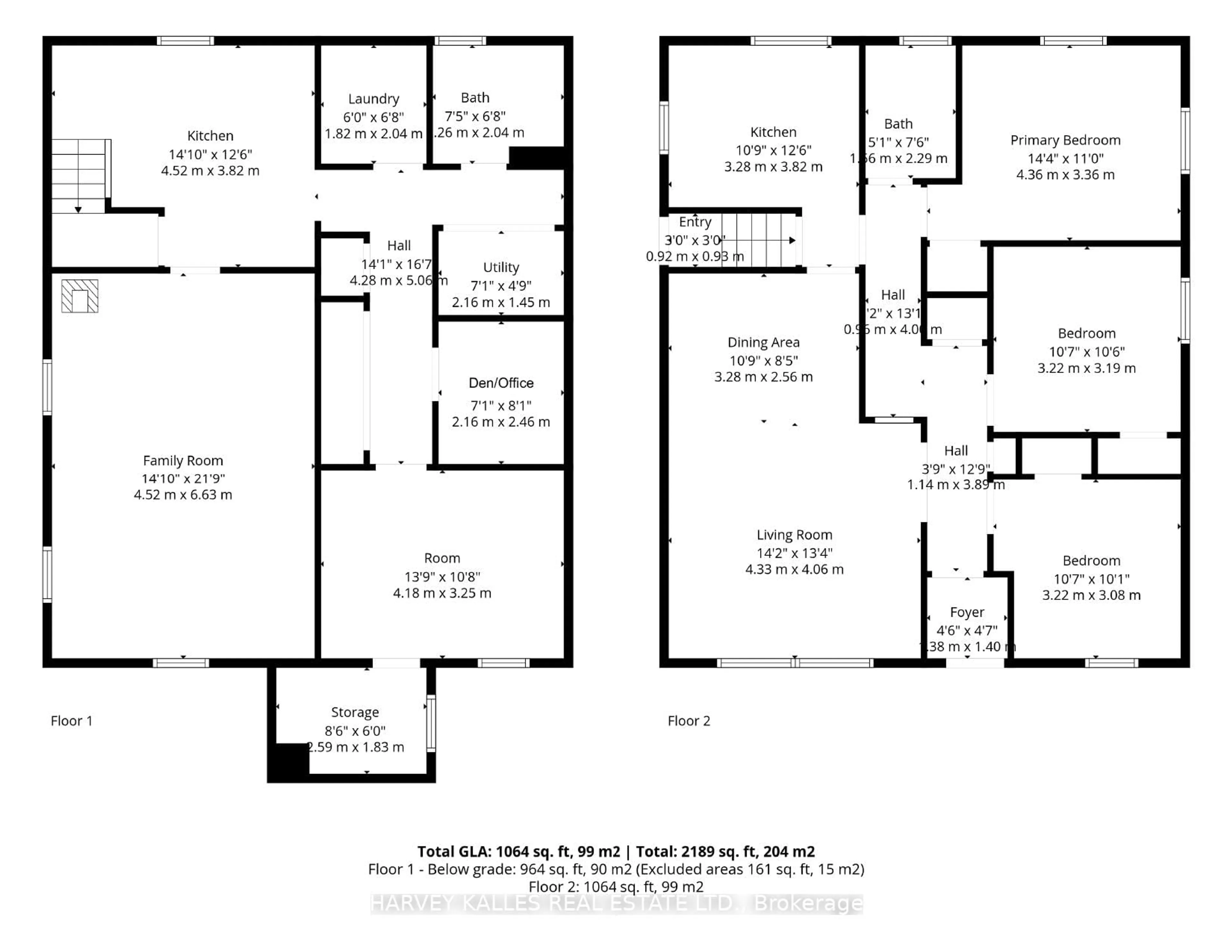 Floor plan for 82 Cork Ave, Toronto Ontario M6B 2Y2