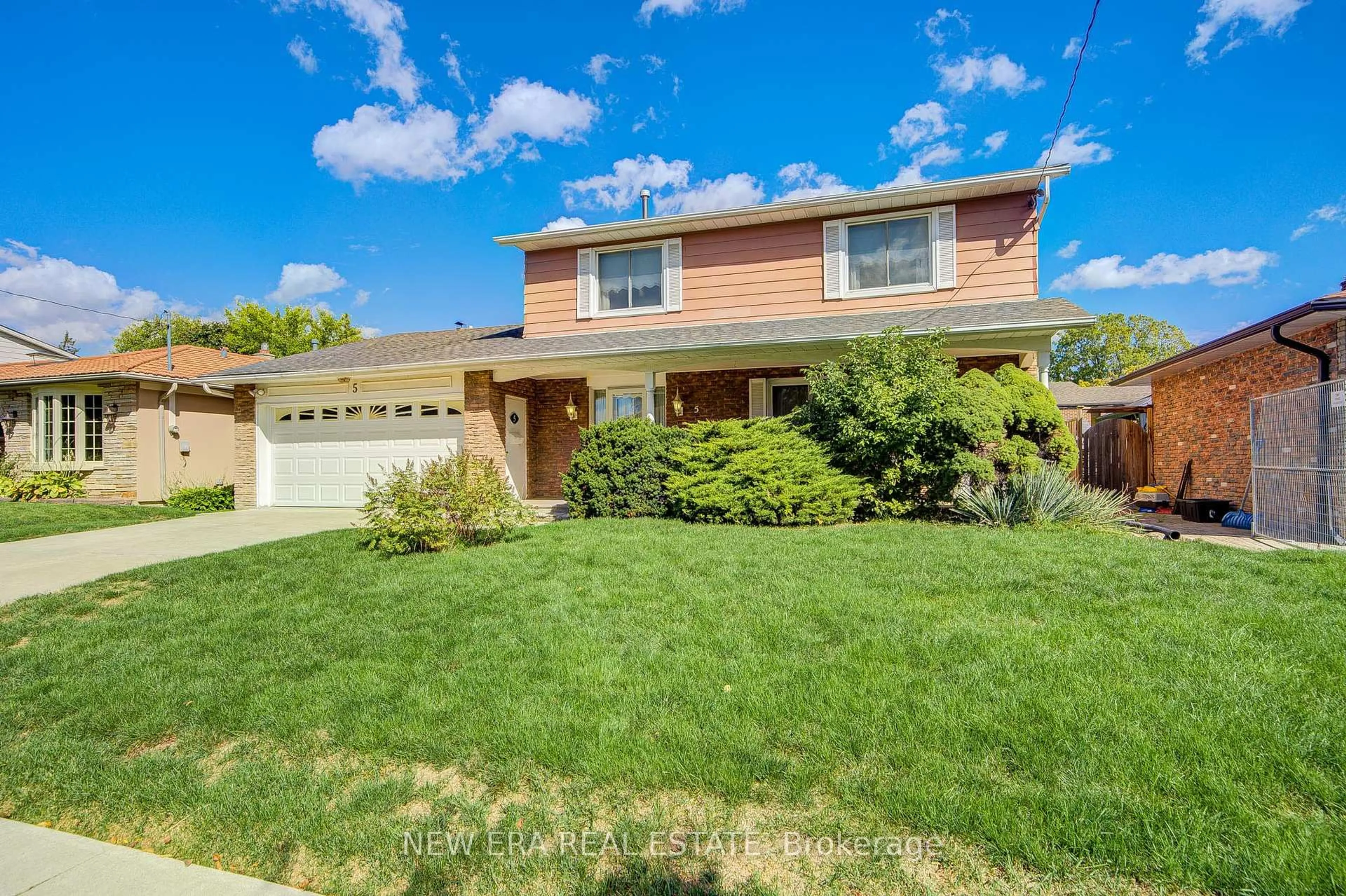 Home with brick exterior material, street for 5 Burnhamill Pl, Toronto Ontario M9C 3S3