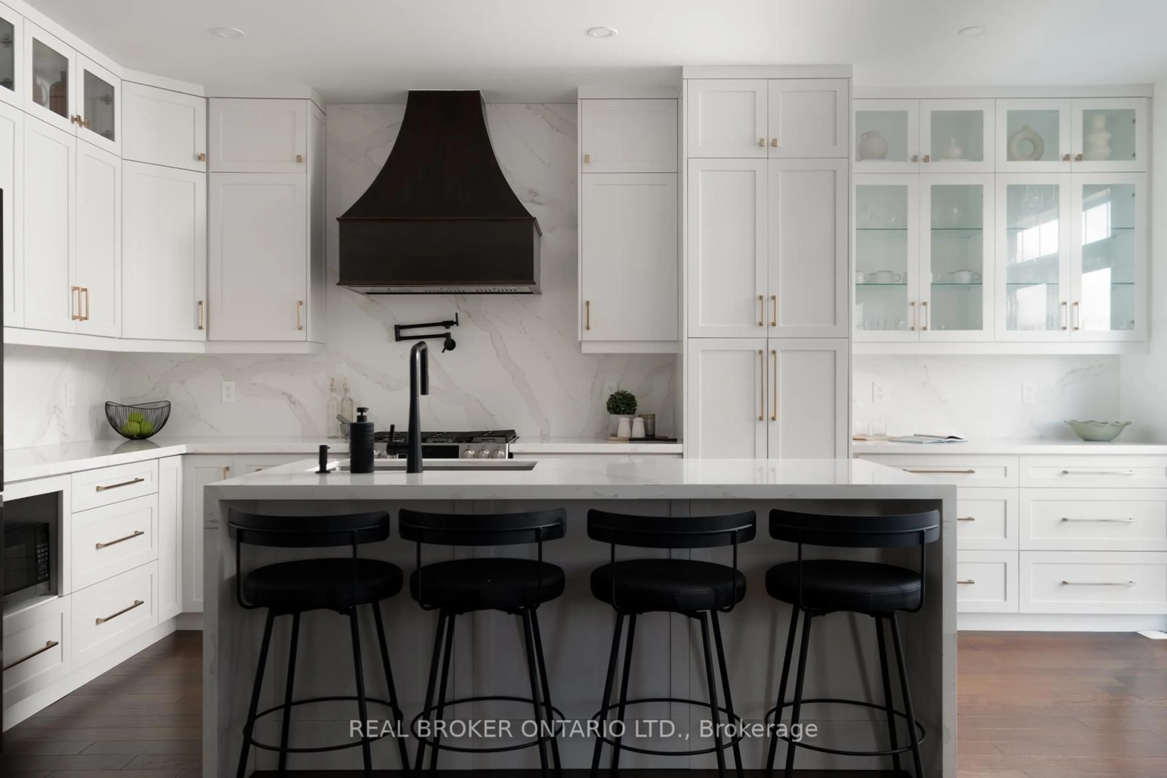 Contemporary kitchen, ceramic/tile floor for 40 Divinity Circ, Brampton Ontario L7A 3Y3