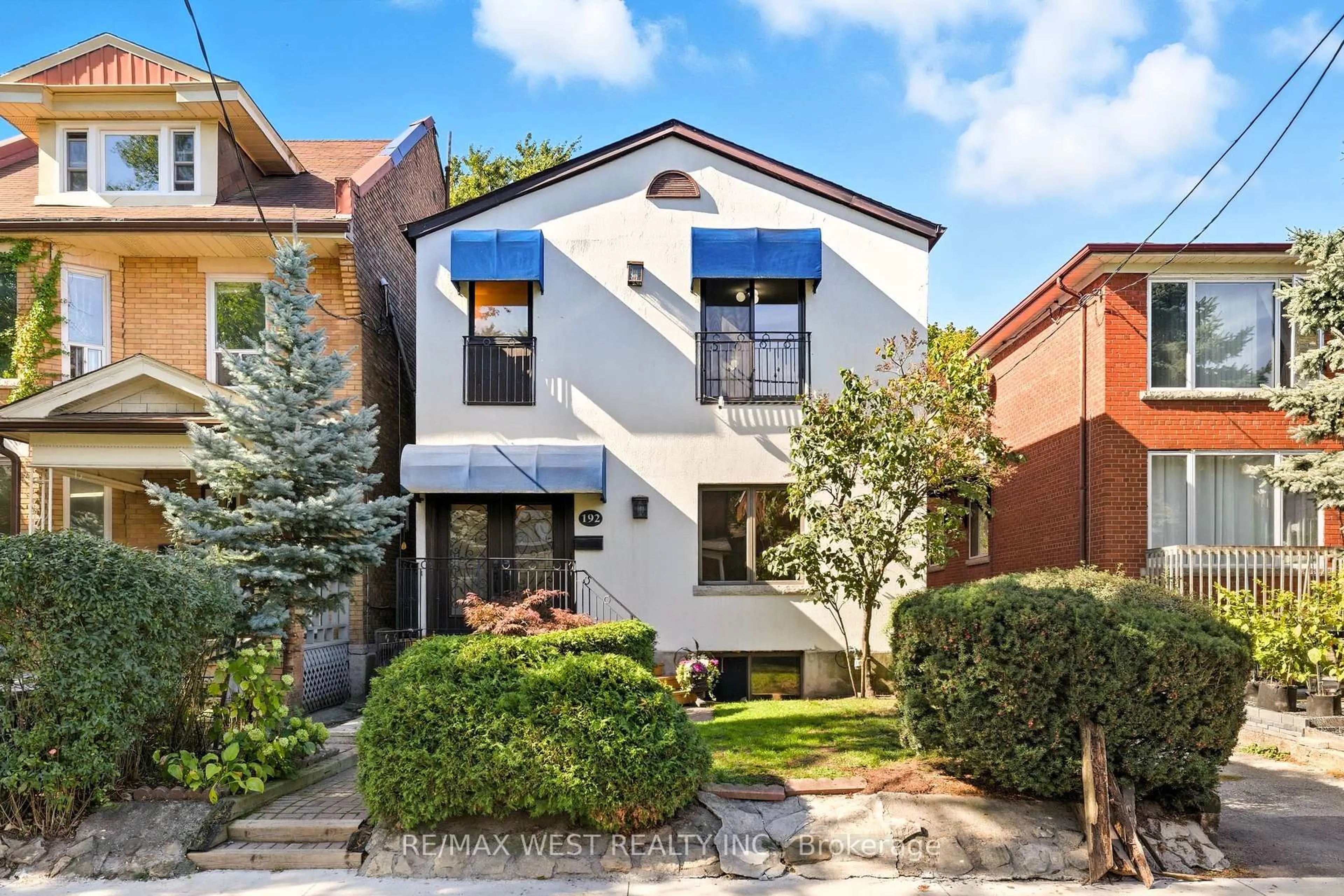 Home with brick exterior material, street for 192 Pacific Ave, Toronto Ontario M6P 2P5