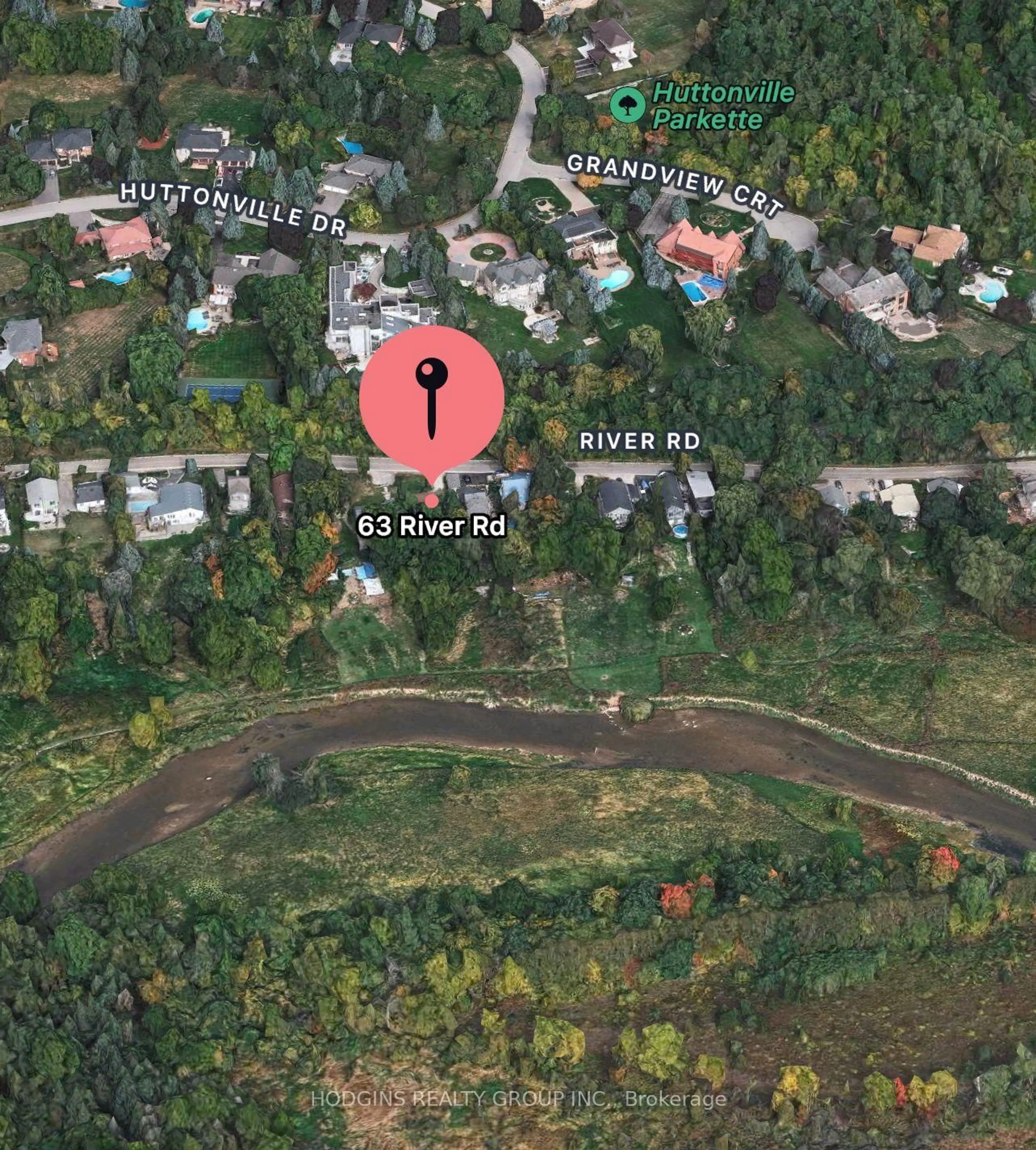 Picture of a map for 63 River Rd, Brampton Ontario L6X 0A8