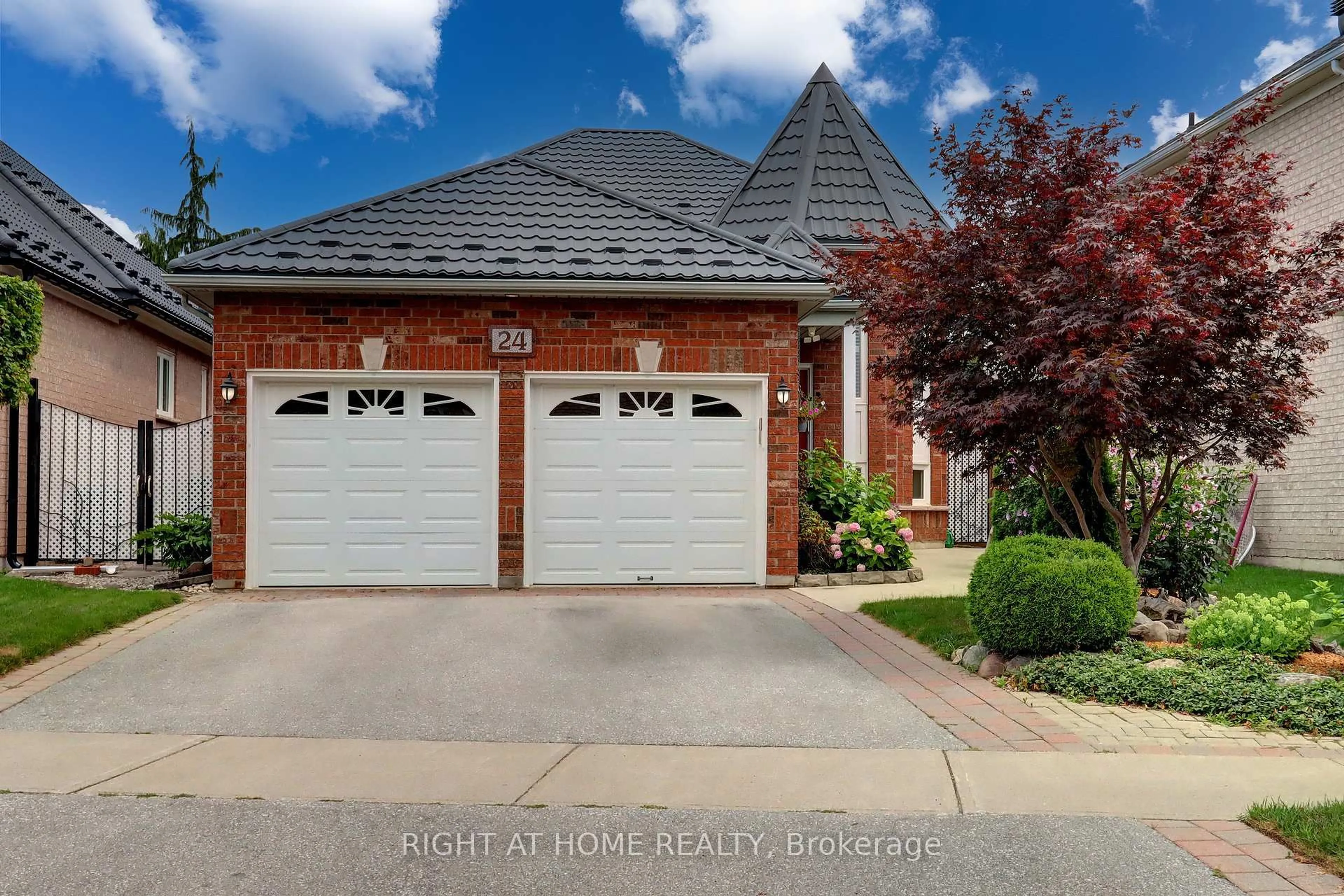 Home with brick exterior material, street for 24 Huffmann Dr, Halton Hills Ontario L7G 5W4