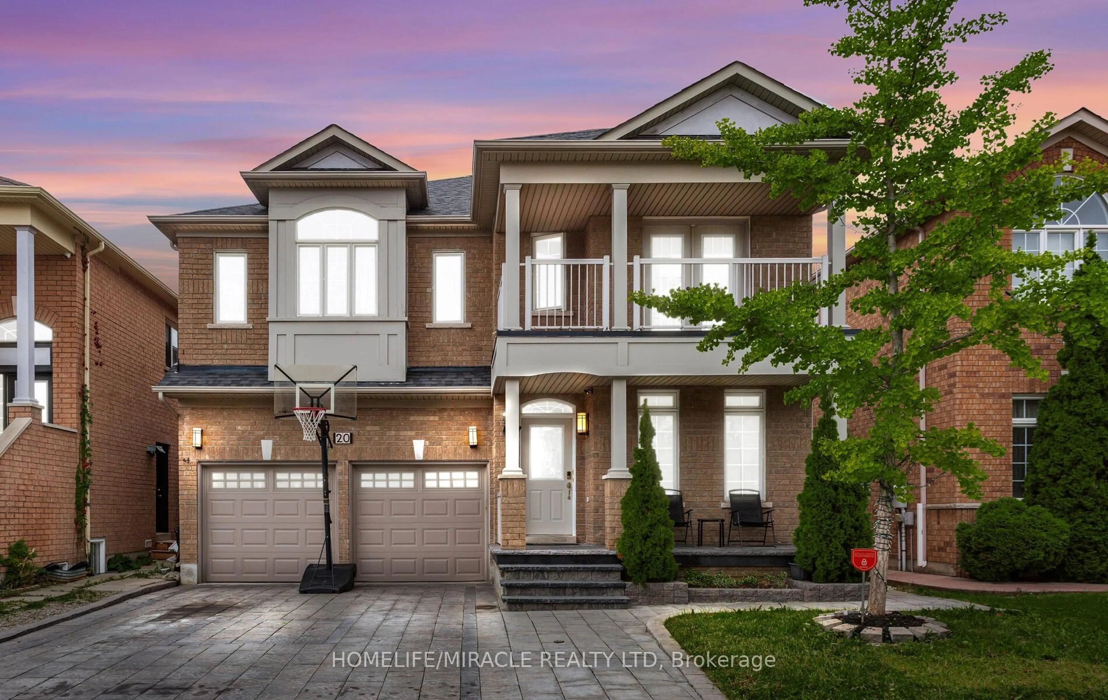 Home with brick exterior material, street for 20 Atira Ave, Brampton Ontario L7A 3T3