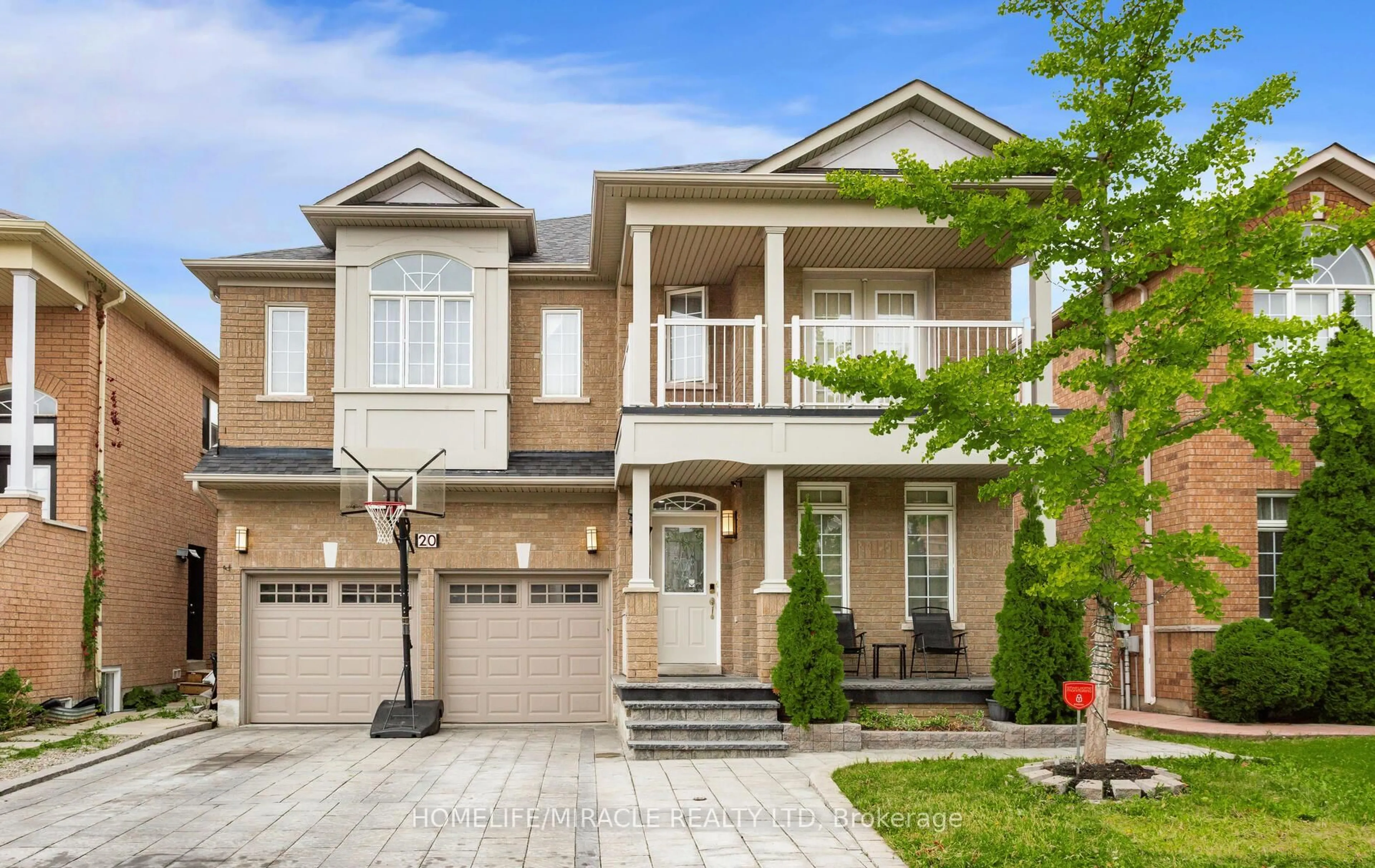 Home with brick exterior material, street for 20 Atira Ave, Brampton Ontario L7A 3T3