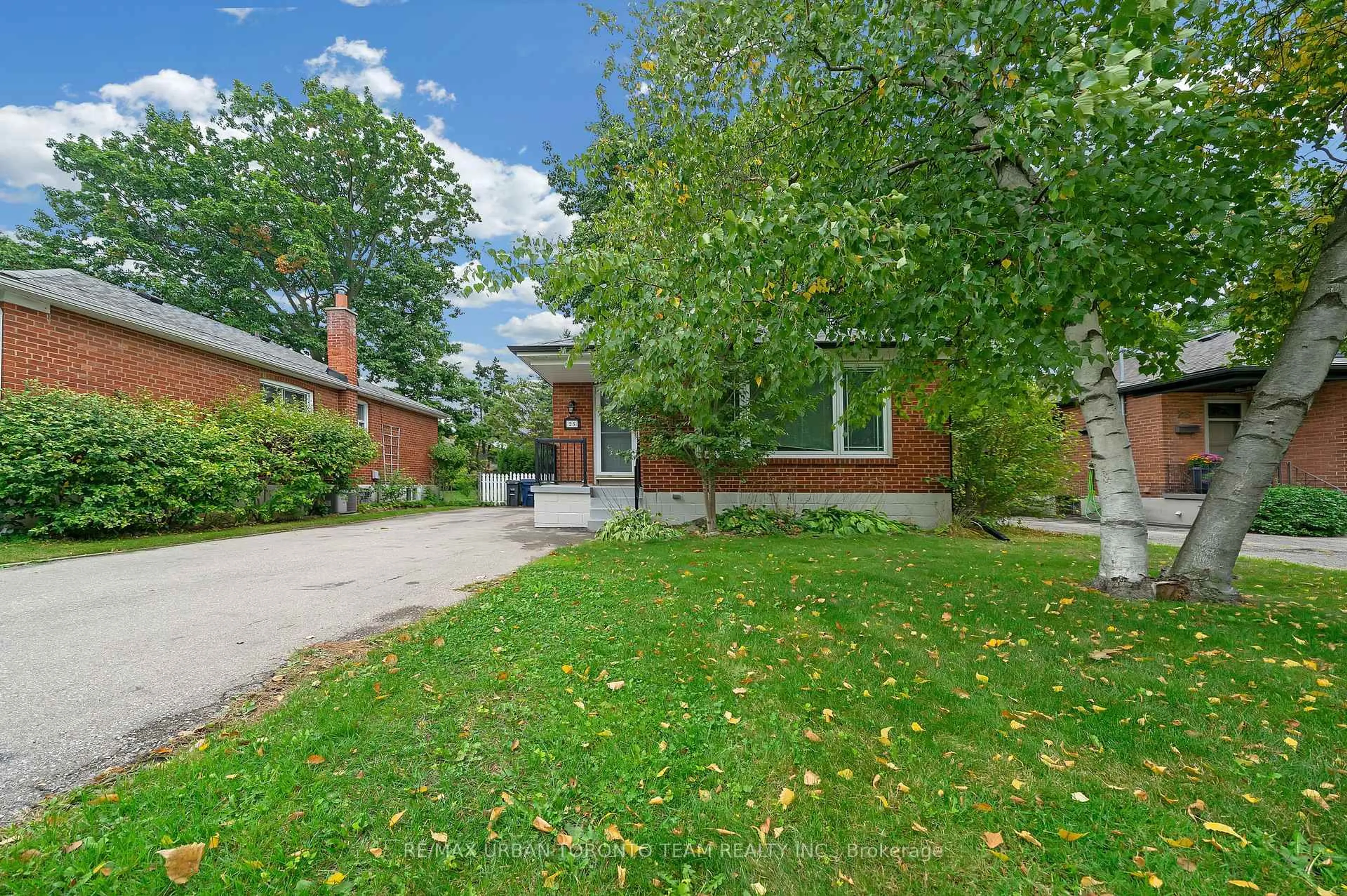 Home with brick exterior material, street for 25 Westhead Rd, Toronto Ontario M8W 4R7