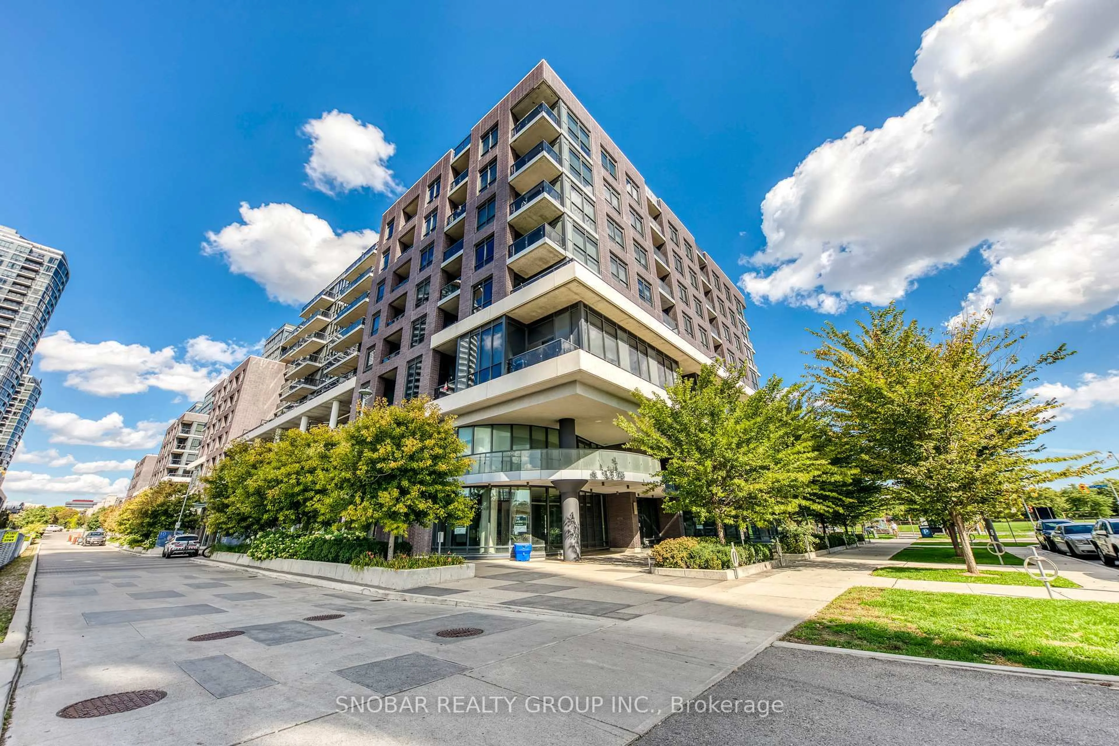 A pic from outside/outdoor area/front of a property/back of a property/a pic from drone, building for 10 Gibbs Rd #501, Toronto Ontario M9B 6L6