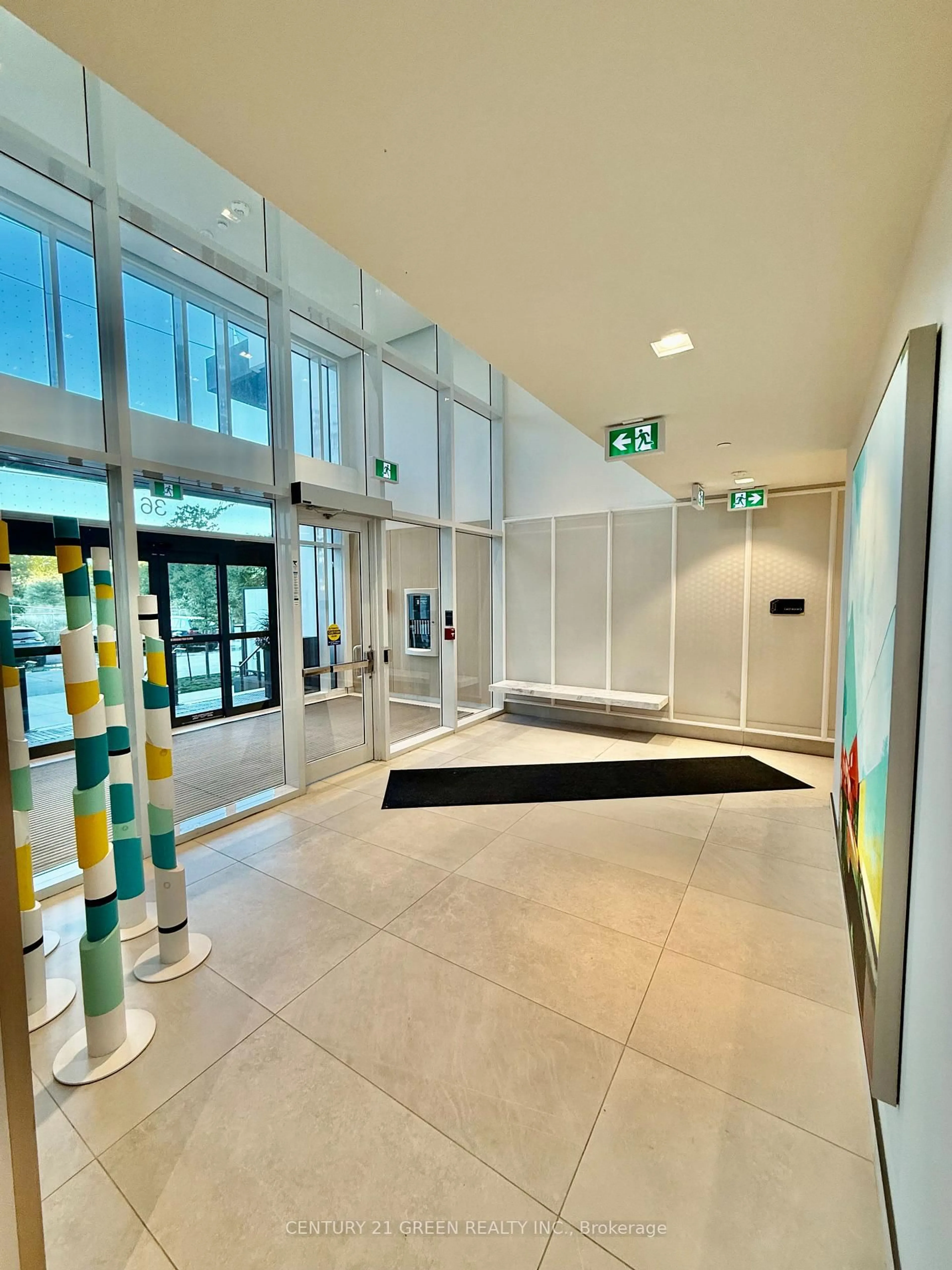 Indoor foyer for 36 Zorra St #1005, Toronto Ontario M8Z 0G5