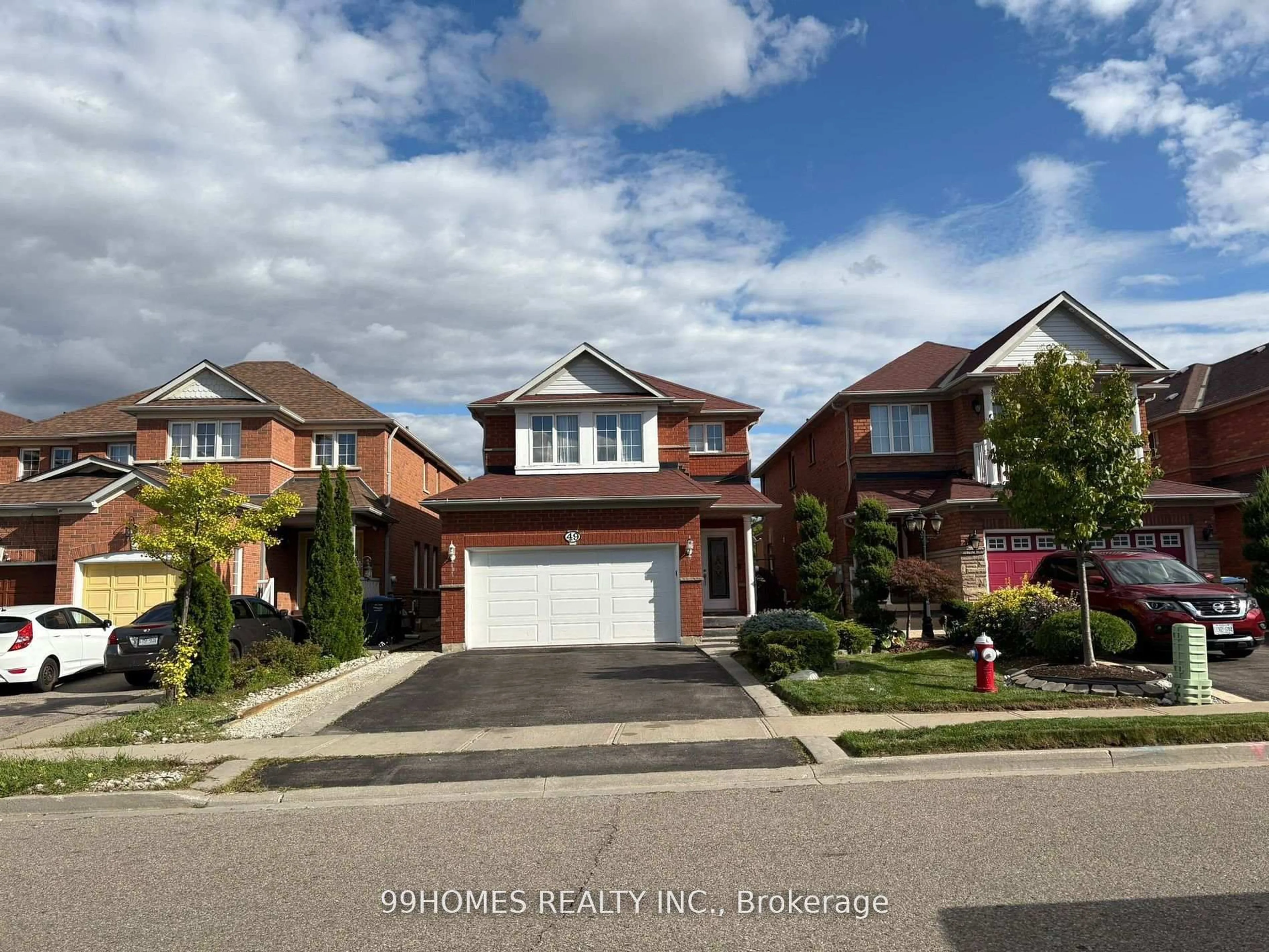 Home with brick exterior material, street for 49 Olympia Cres, Brampton Ontario L6X 4W2