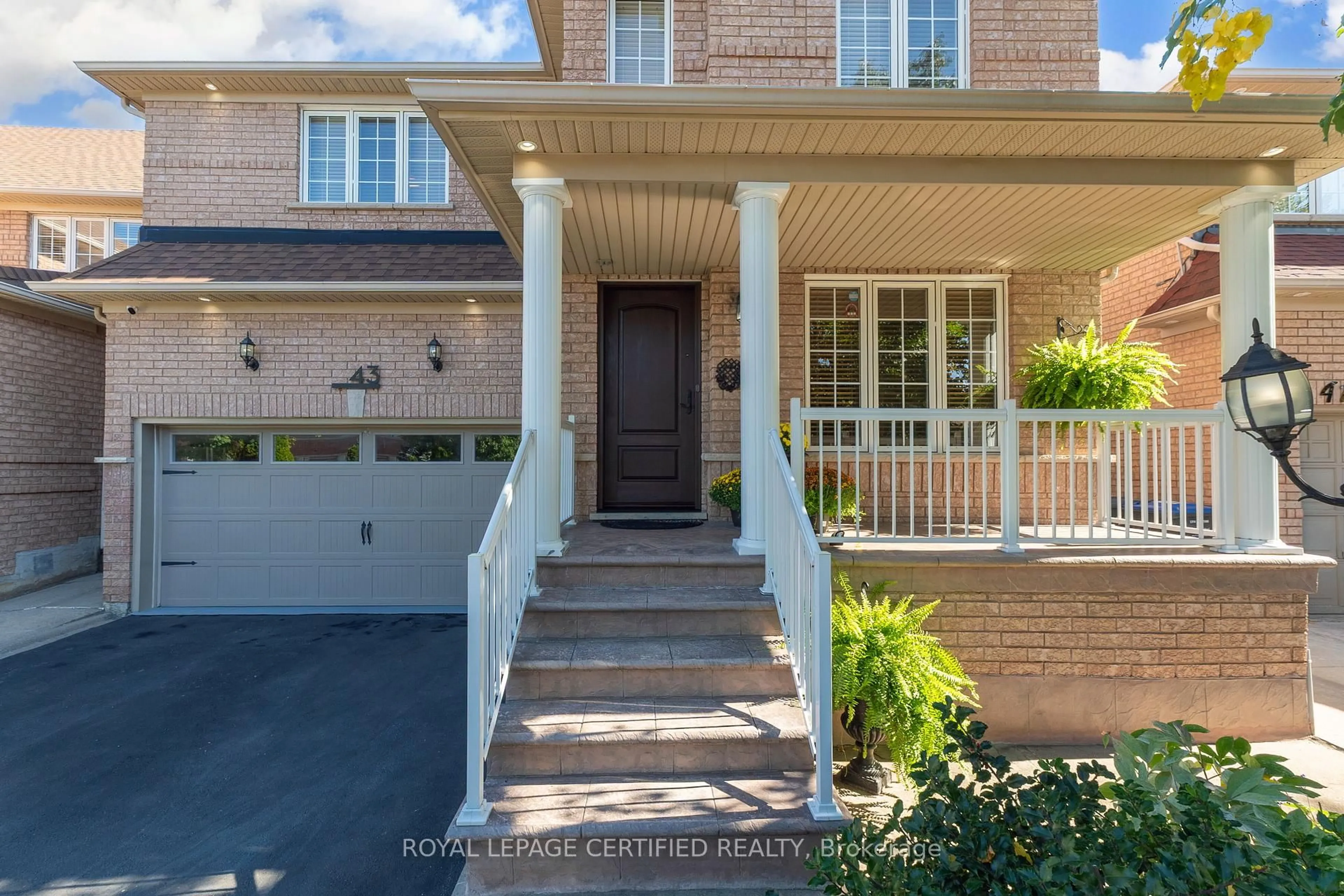 Home with brick exterior material, street for 43 Heatherdale Dr, Brampton Ontario L7A 2H4