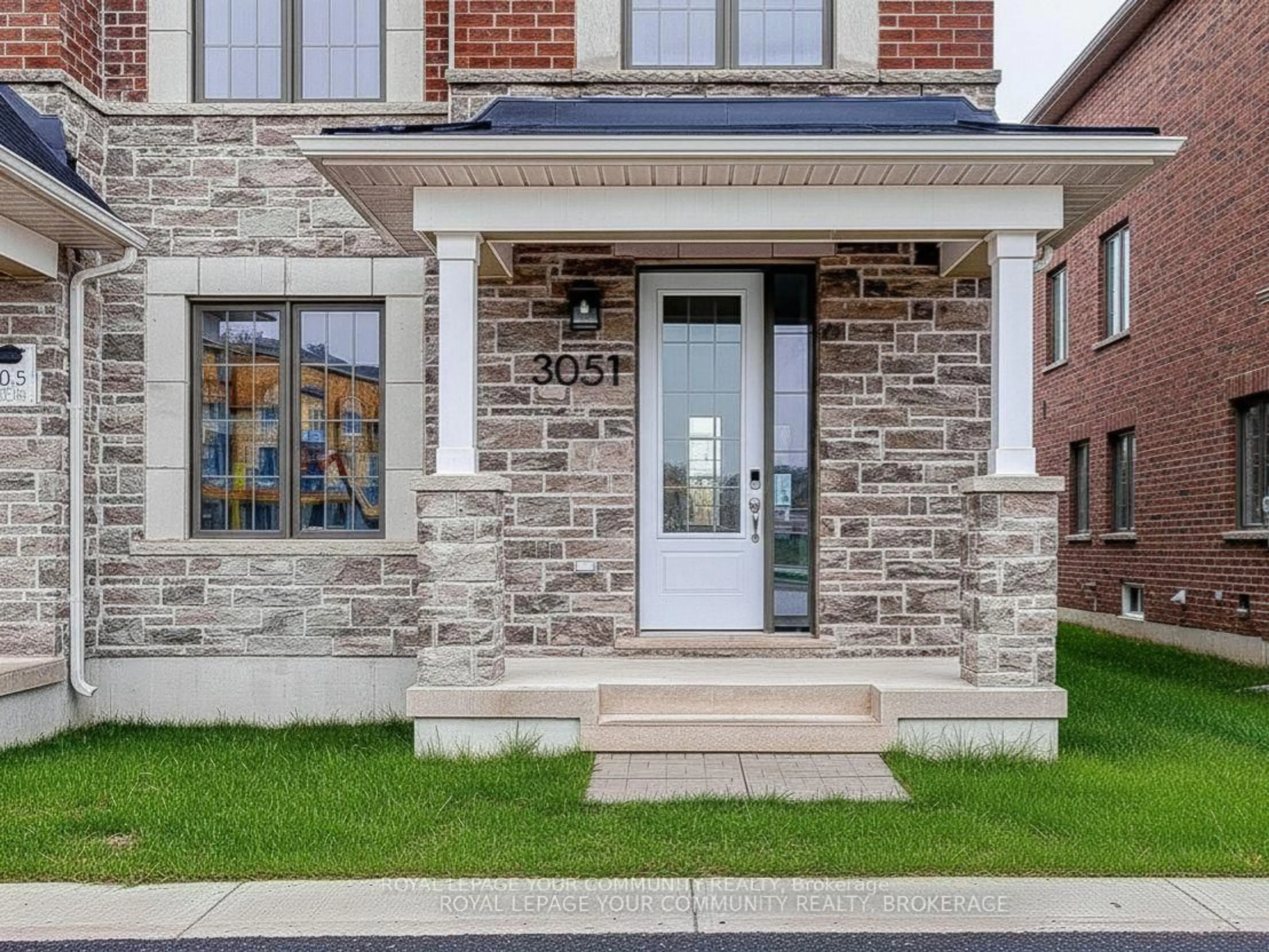 Home with brick exterior material, street for 3051 John Mckay Blvd #3051, Oakville Ontario L6H 3Z9