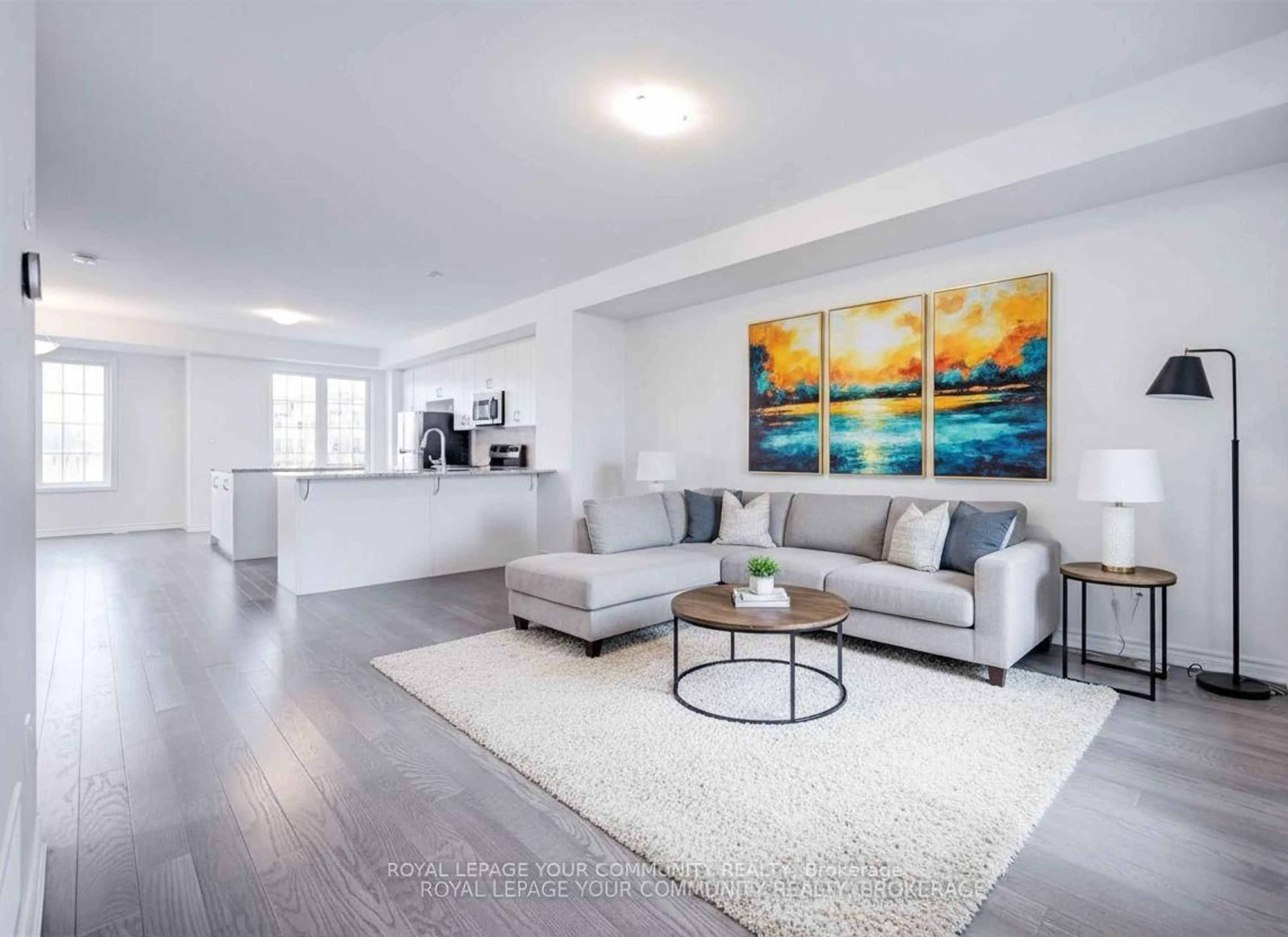 Living room with furniture, unknown for 3051 John Mckay Blvd #3051, Oakville Ontario L6H 3Z9