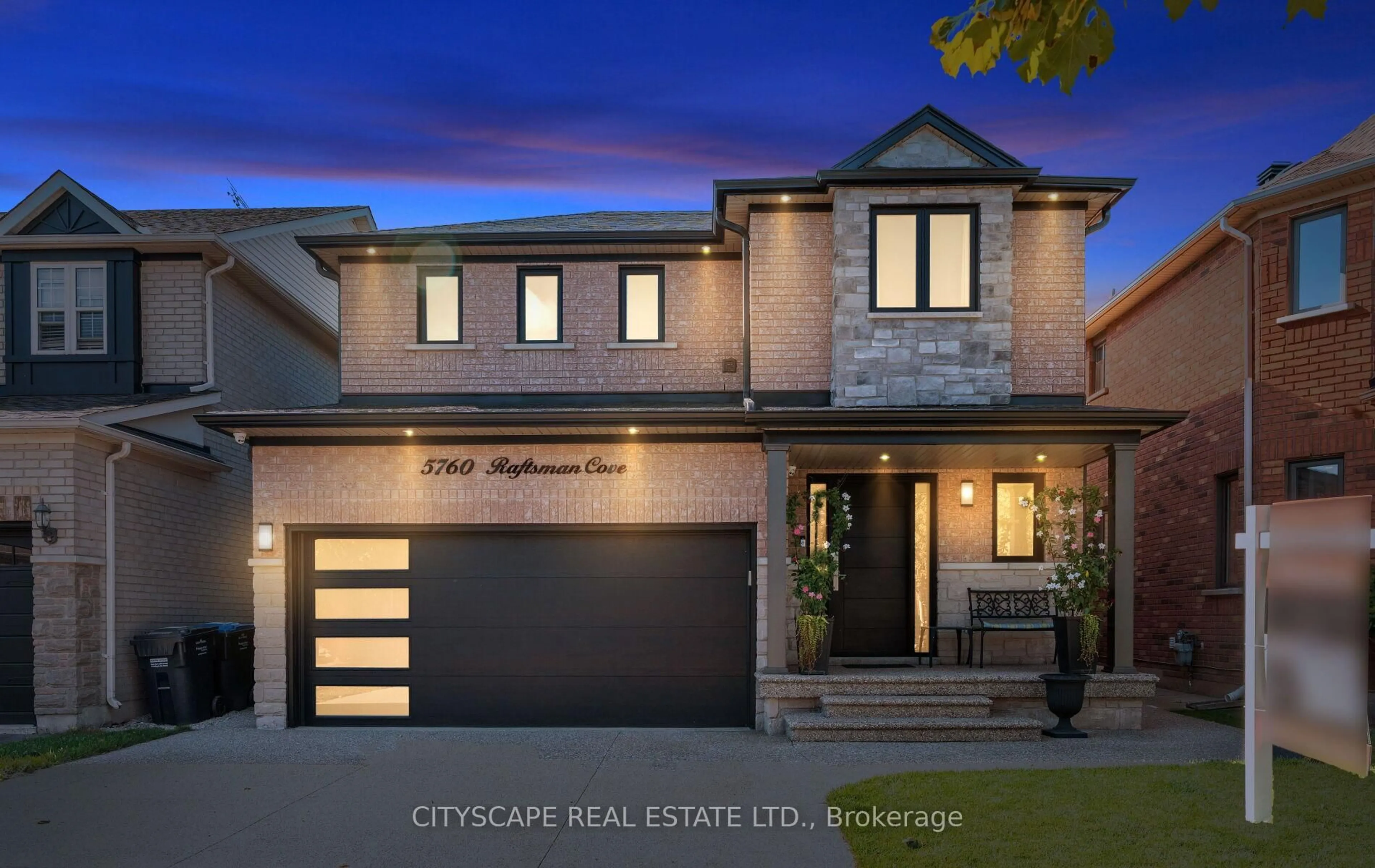 Home with brick exterior material, street for 5760 Raftsman Cove St, Mississauga Ontario L5M 7B3