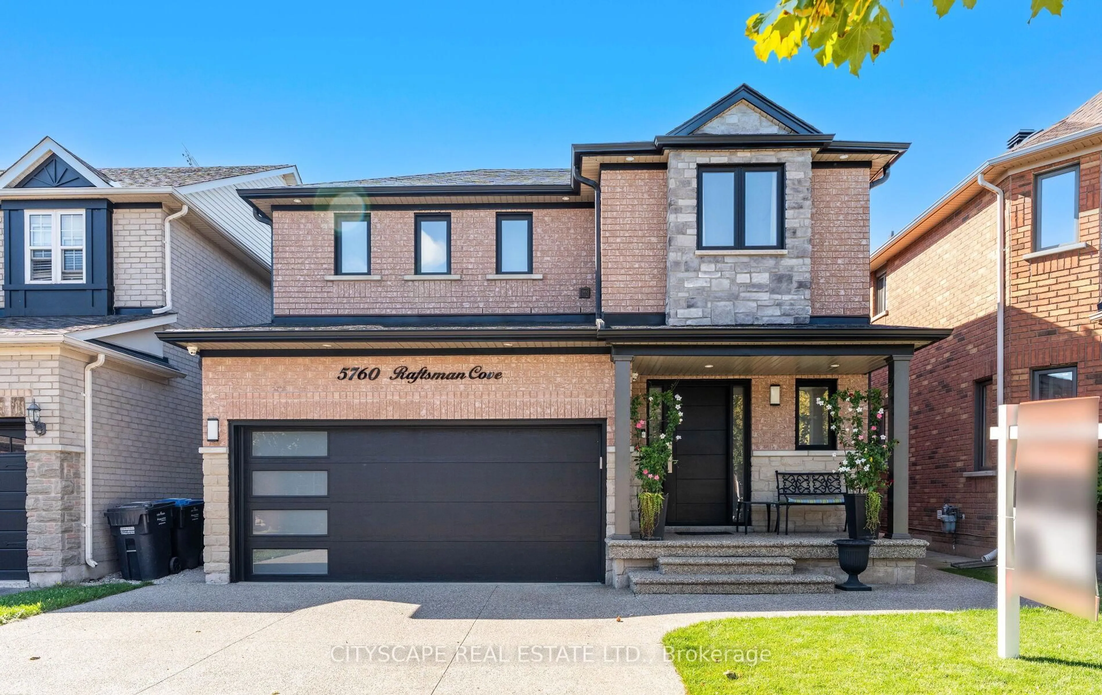 Home with brick exterior material, street for 5760 Raftsman Cove St, Mississauga Ontario L5M 7B3