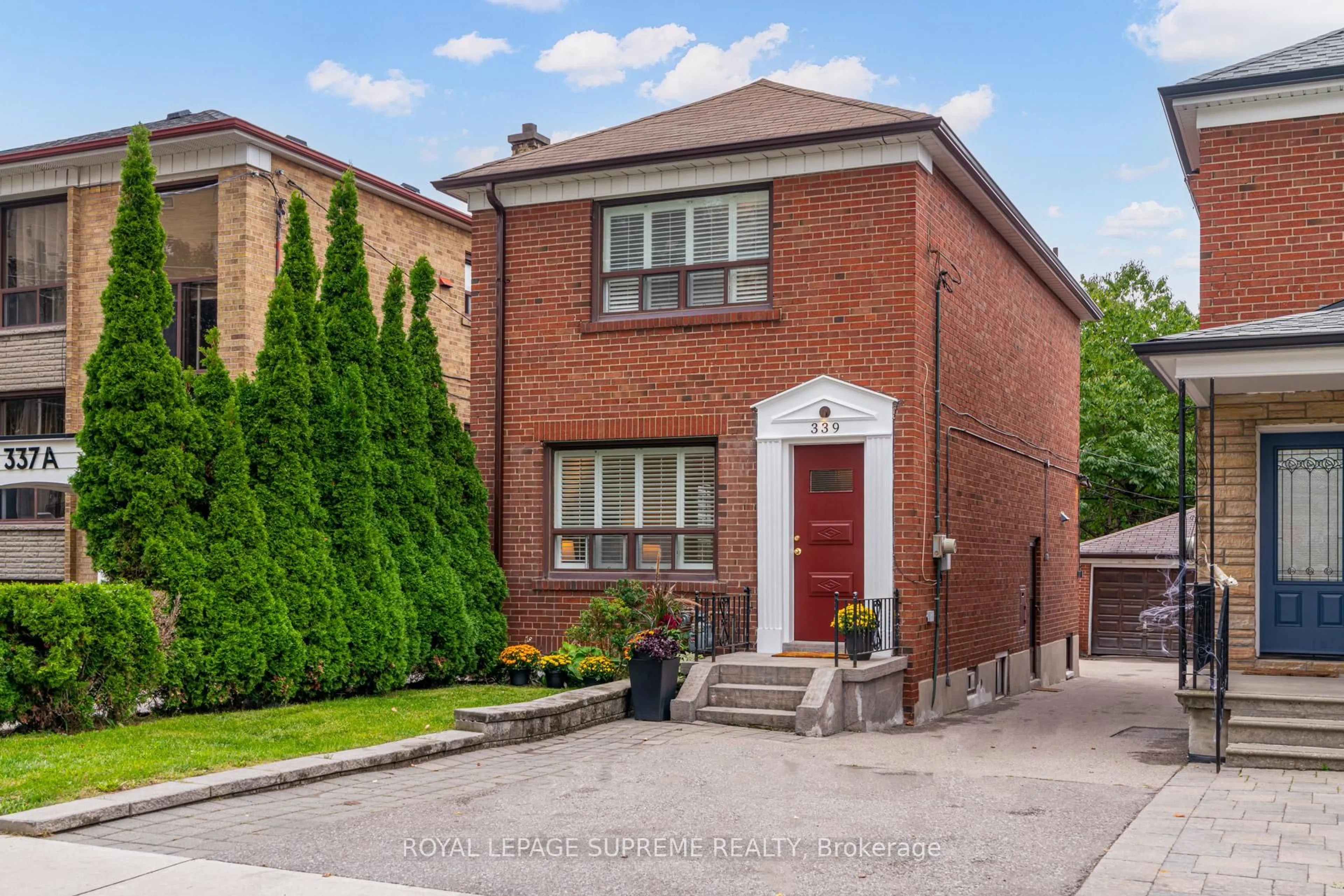 Home with brick exterior material, street for 339 Hopewell Ave, Toronto Ontario M6E 2S1