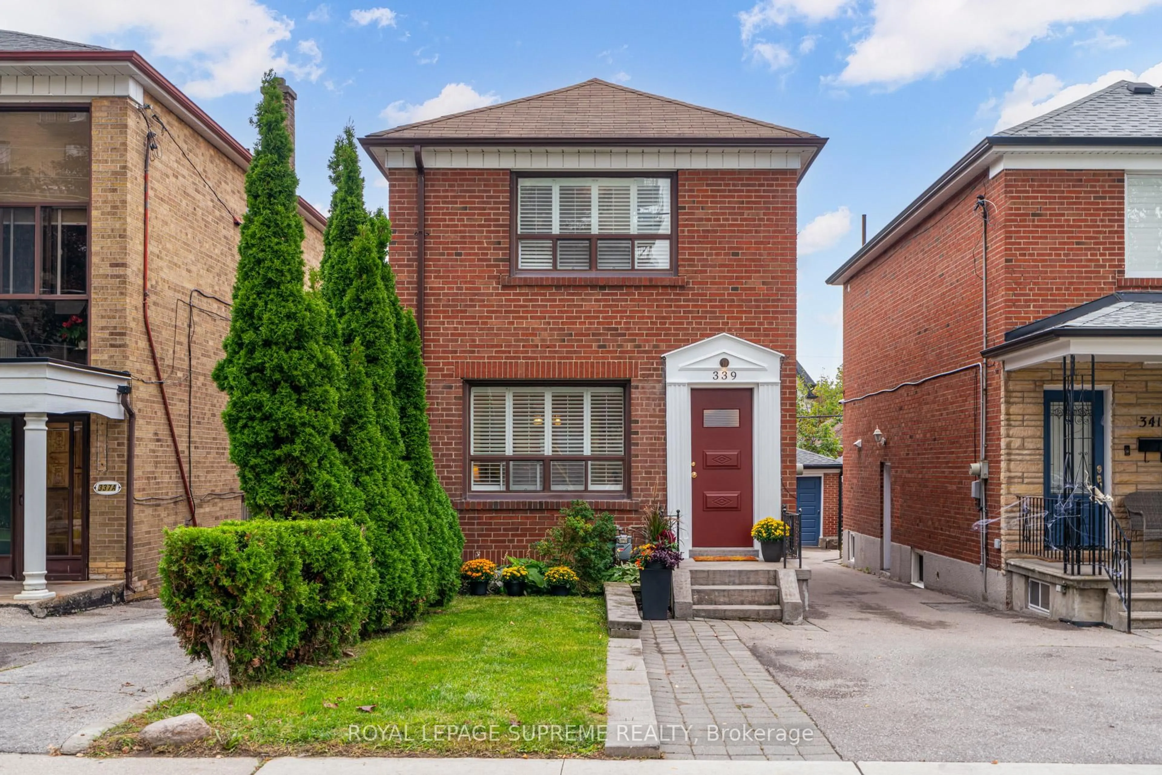 Home with brick exterior material, street for 339 Hopewell Ave, Toronto Ontario M6E 2S1
