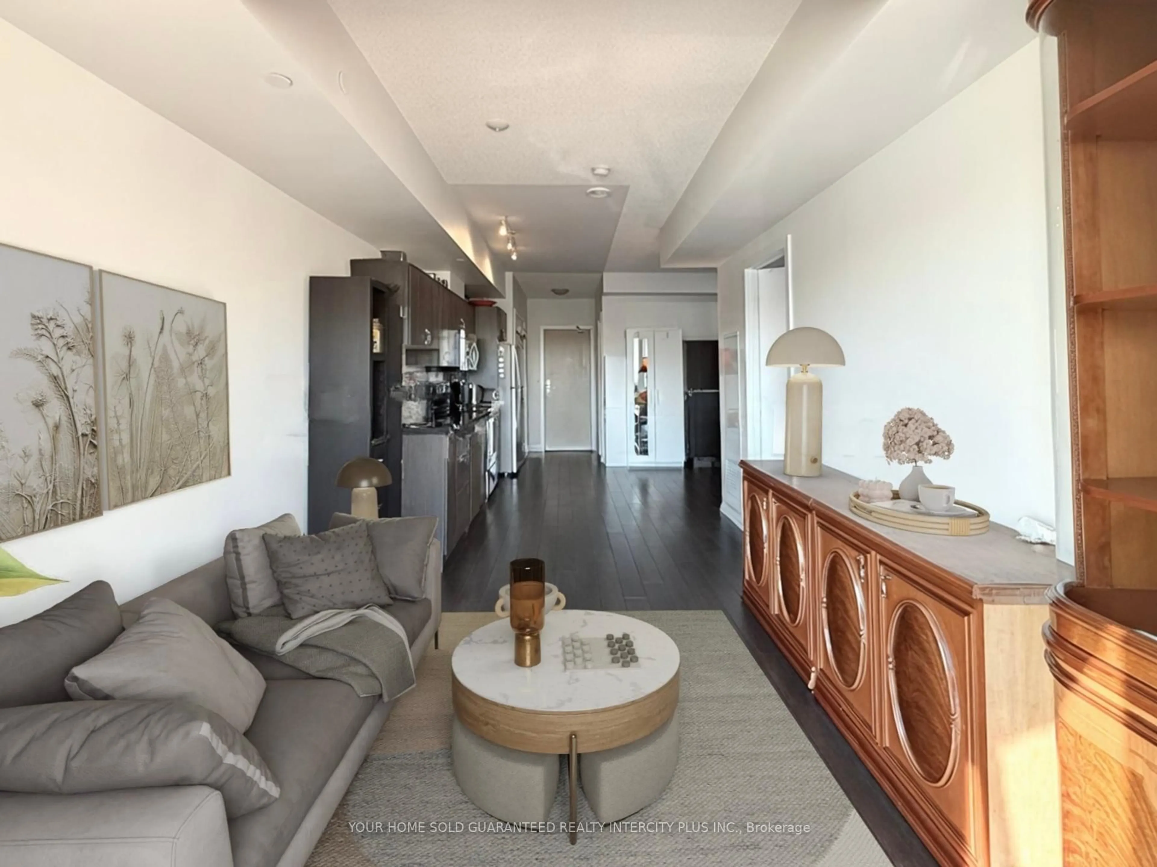 Living room with furniture, unknown for 16 McAdam Ave #302, Toronto Ontario M6A 0B9