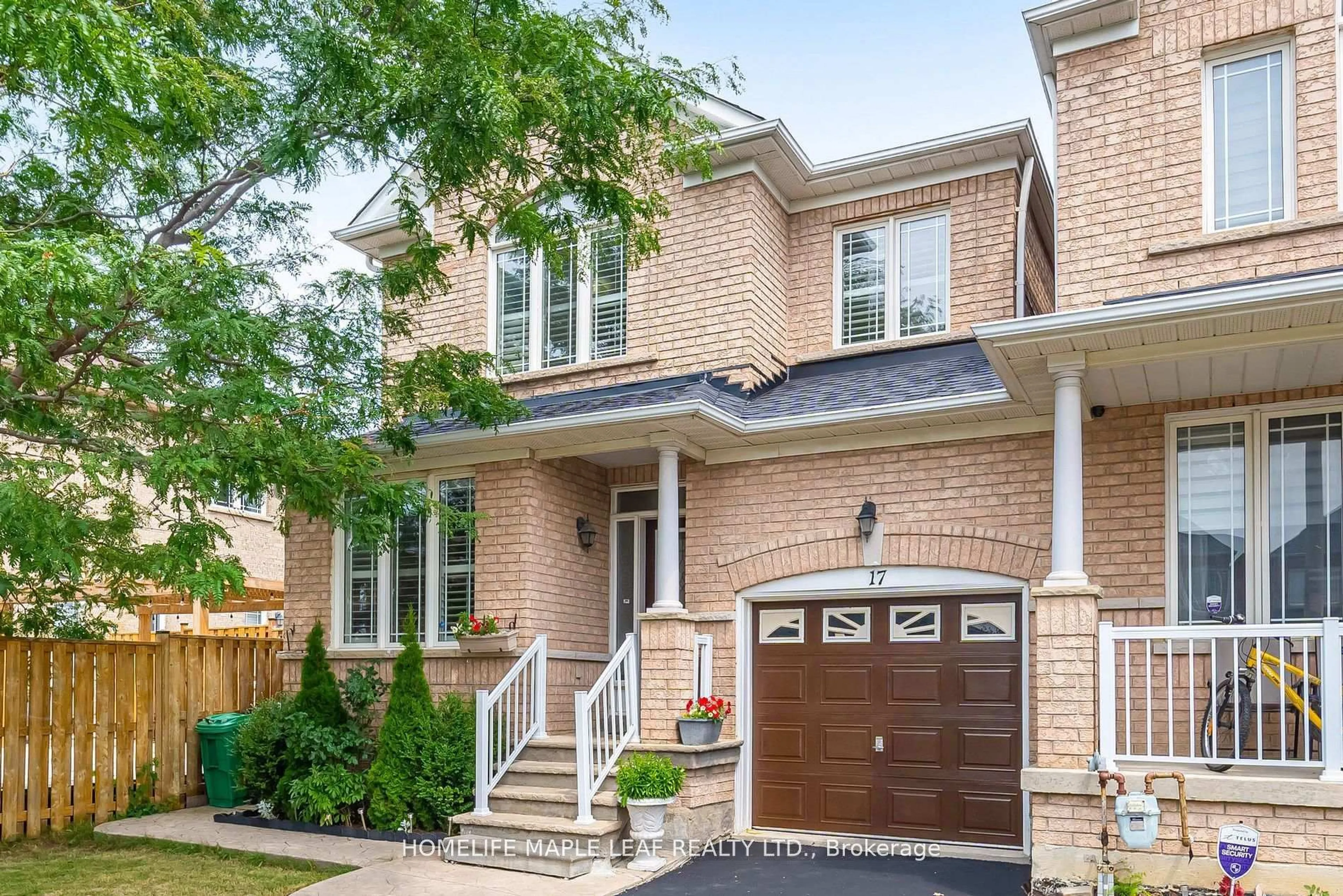Home with brick exterior material, street for 17 Eaglefield Gate, Brampton Ontario L7A 3S2