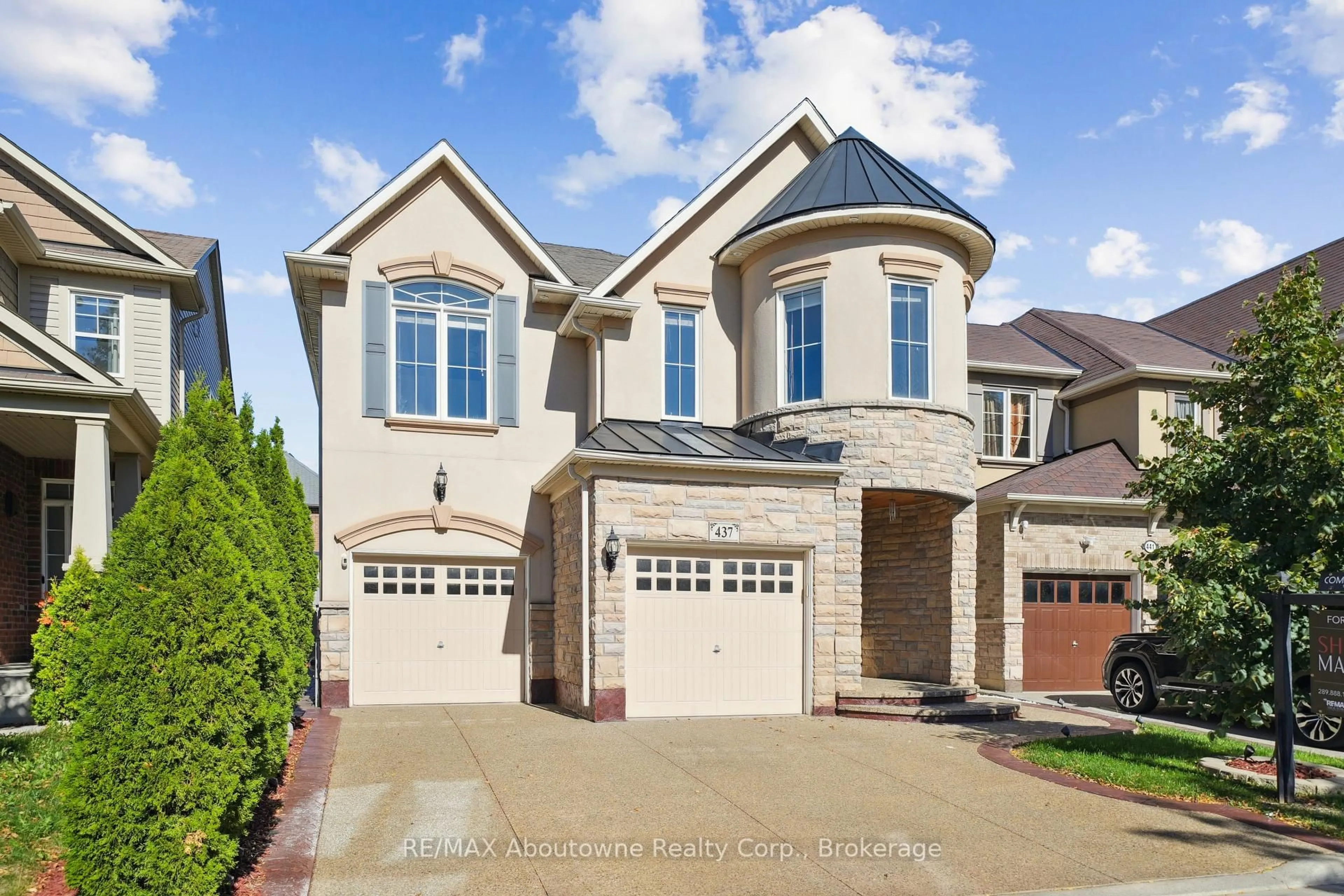 Home with brick exterior material, street for 437 Jelinik Terr, Milton Ontario L9T 7N2