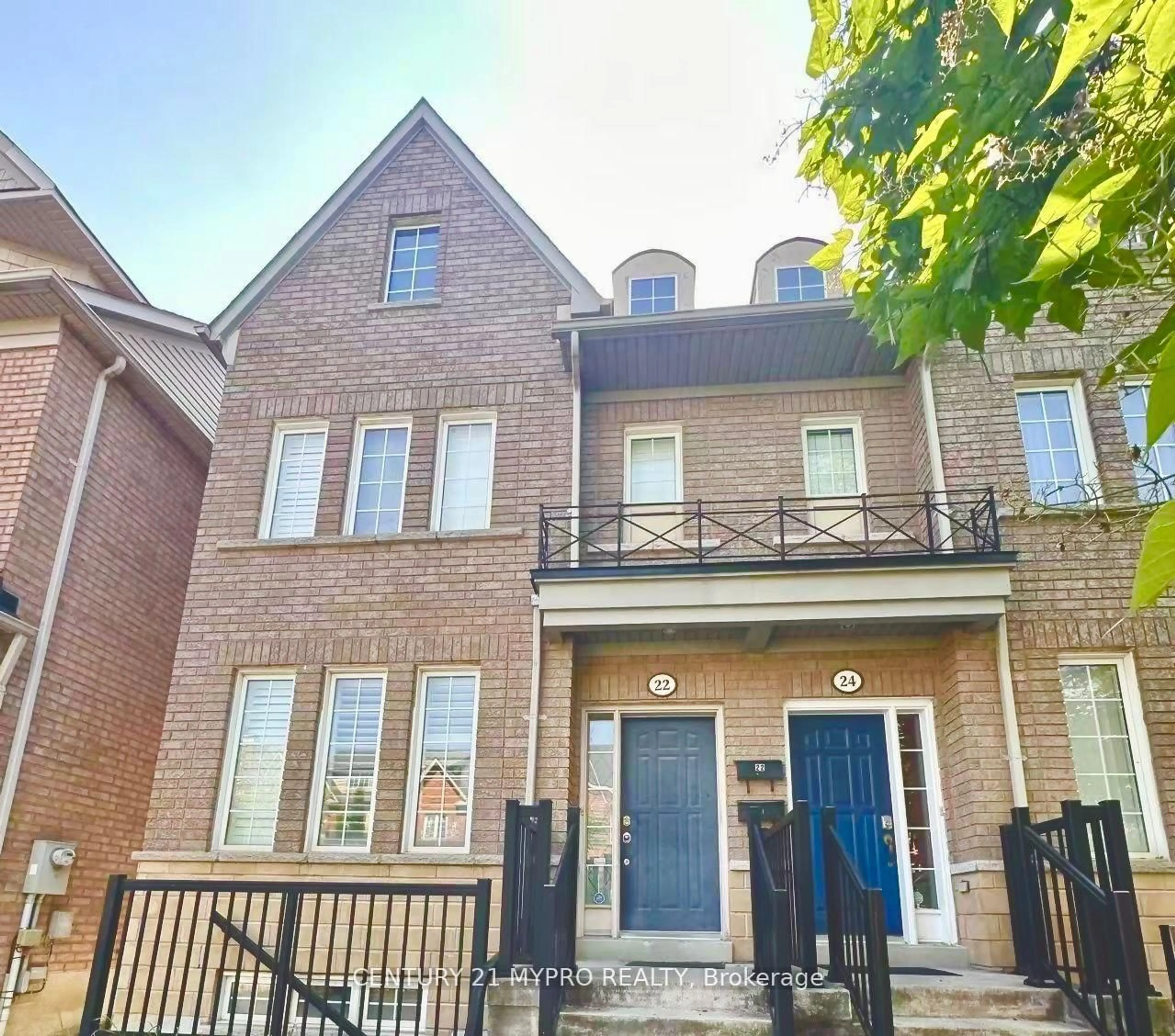 Home with brick exterior material, street for 22 Mansur Terr, Toronto Ontario M3J 3R1