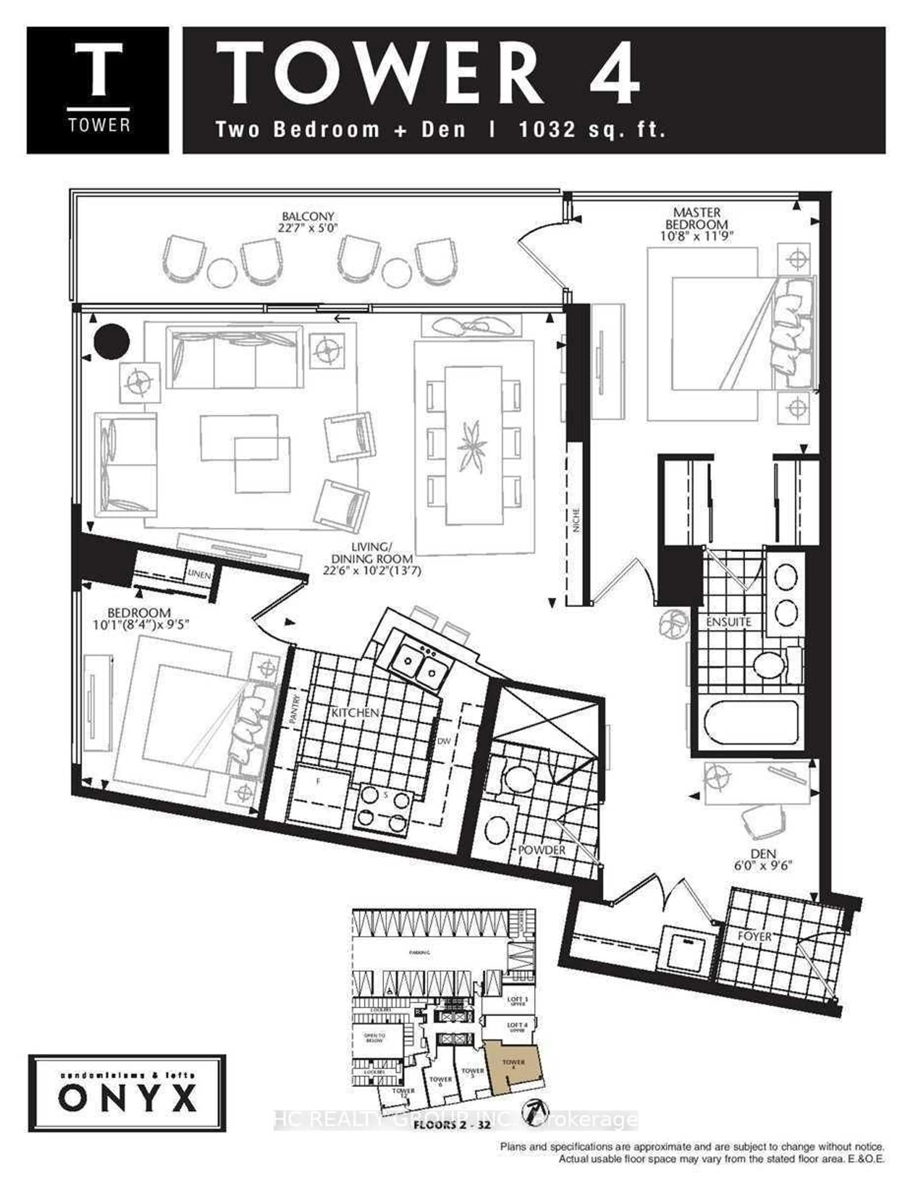 Floor plan for 223 Webb Dr #1804, Mississauga Ontario L5B 0E8