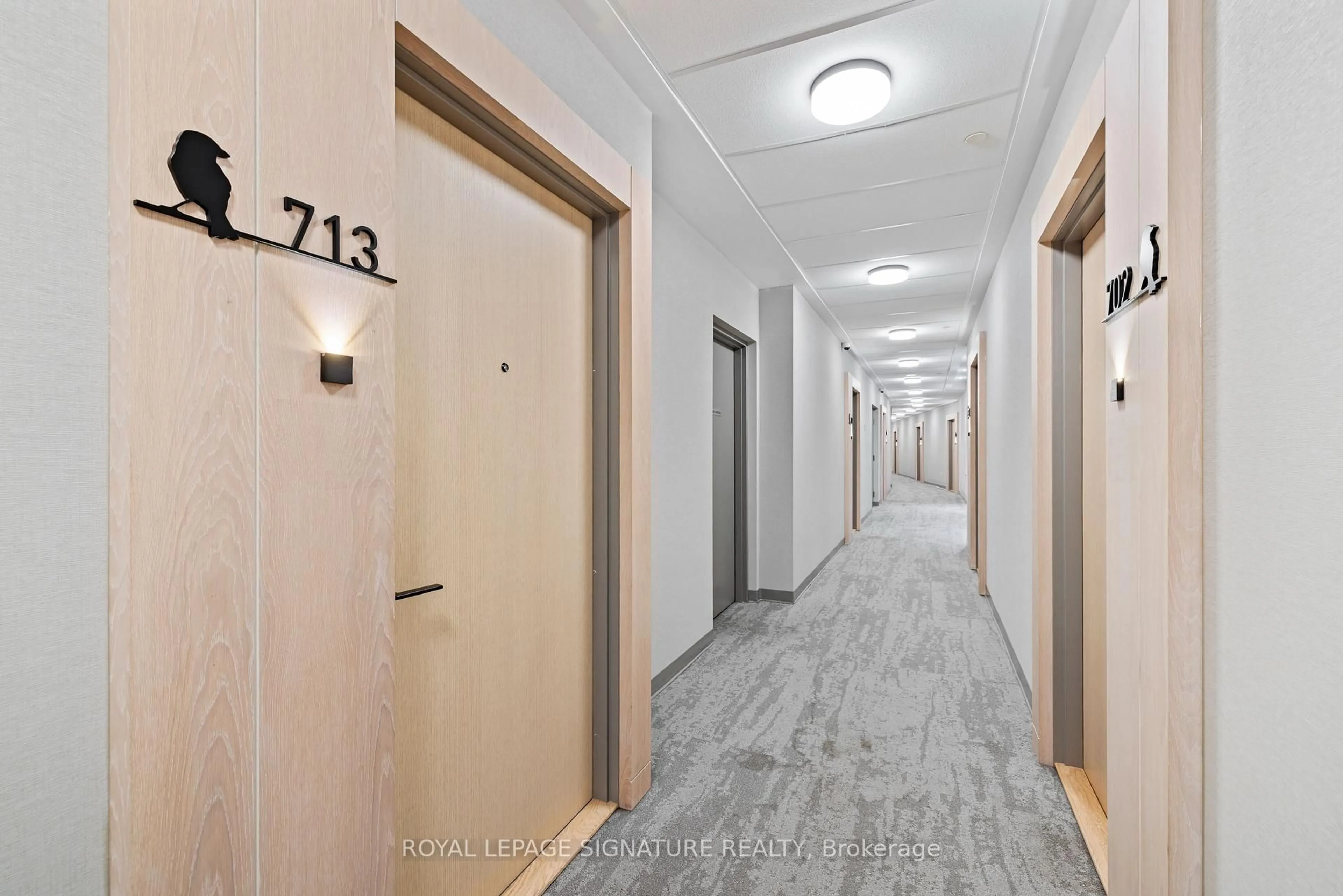 Indoor foyer for 60 George Butchart Dr #713, Toronto Ontario M3K 0E1