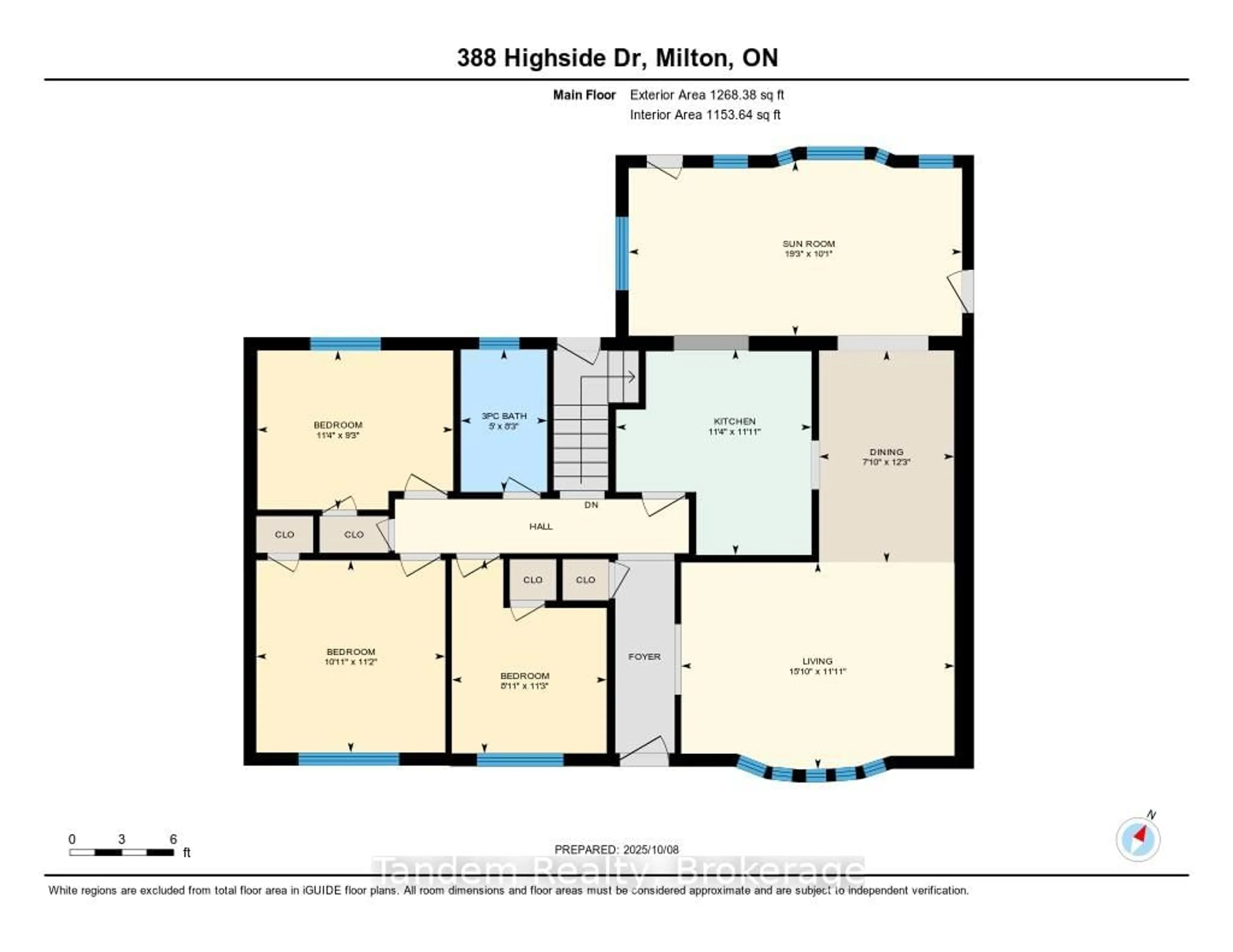 Floor plan for 388 Highside Dr, Milton Ontario L9T 1X1