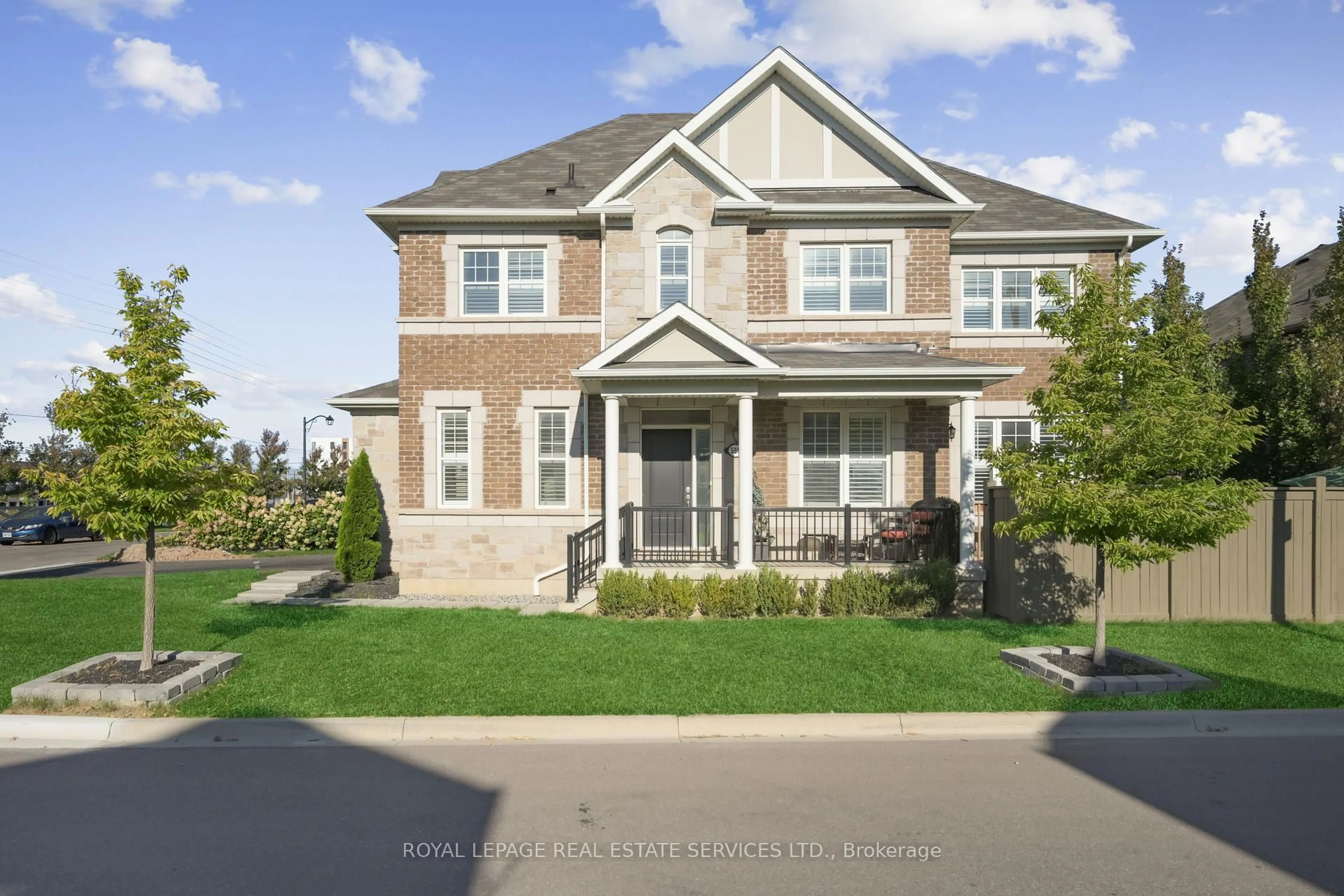 Home with brick exterior material, street for 556 Juneberry Crt, Milton Ontario L9E 1M8