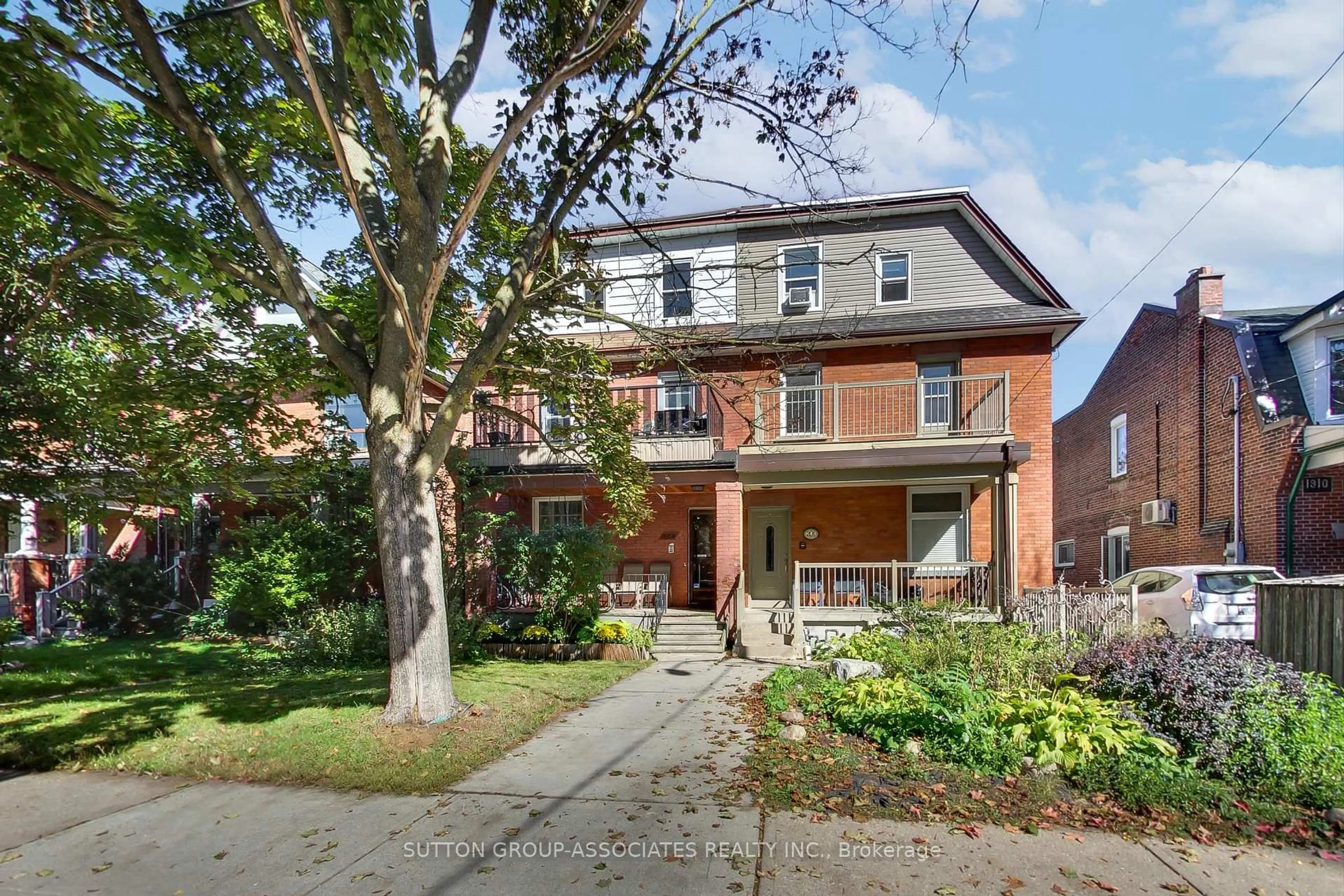 Home with brick exterior material, street for 203 Fairview Ave, Toronto Ontario M6P 3A6