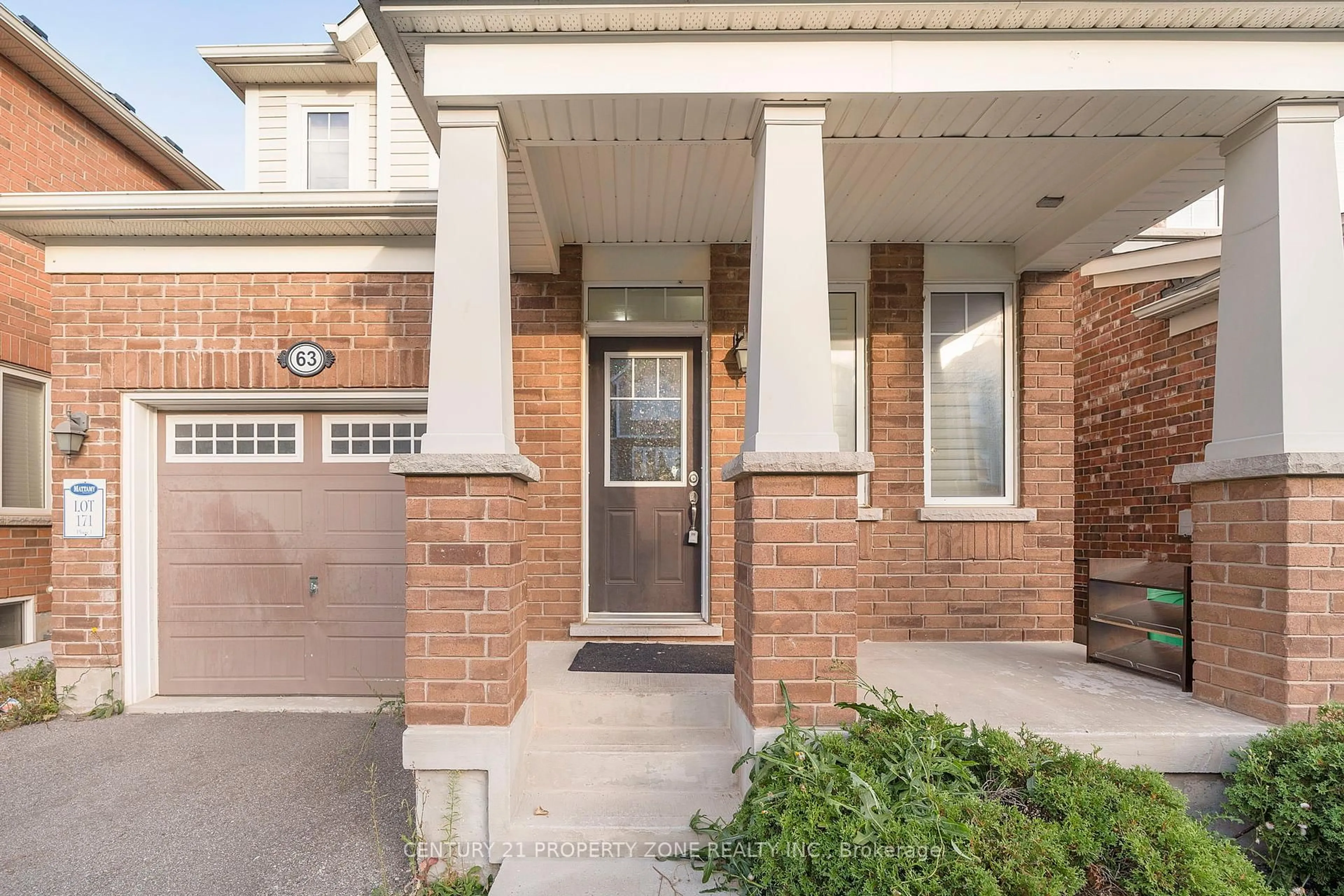 Home with brick exterior material, street for 63 Agricola Rd, Brampton Ontario L7A 0V6
