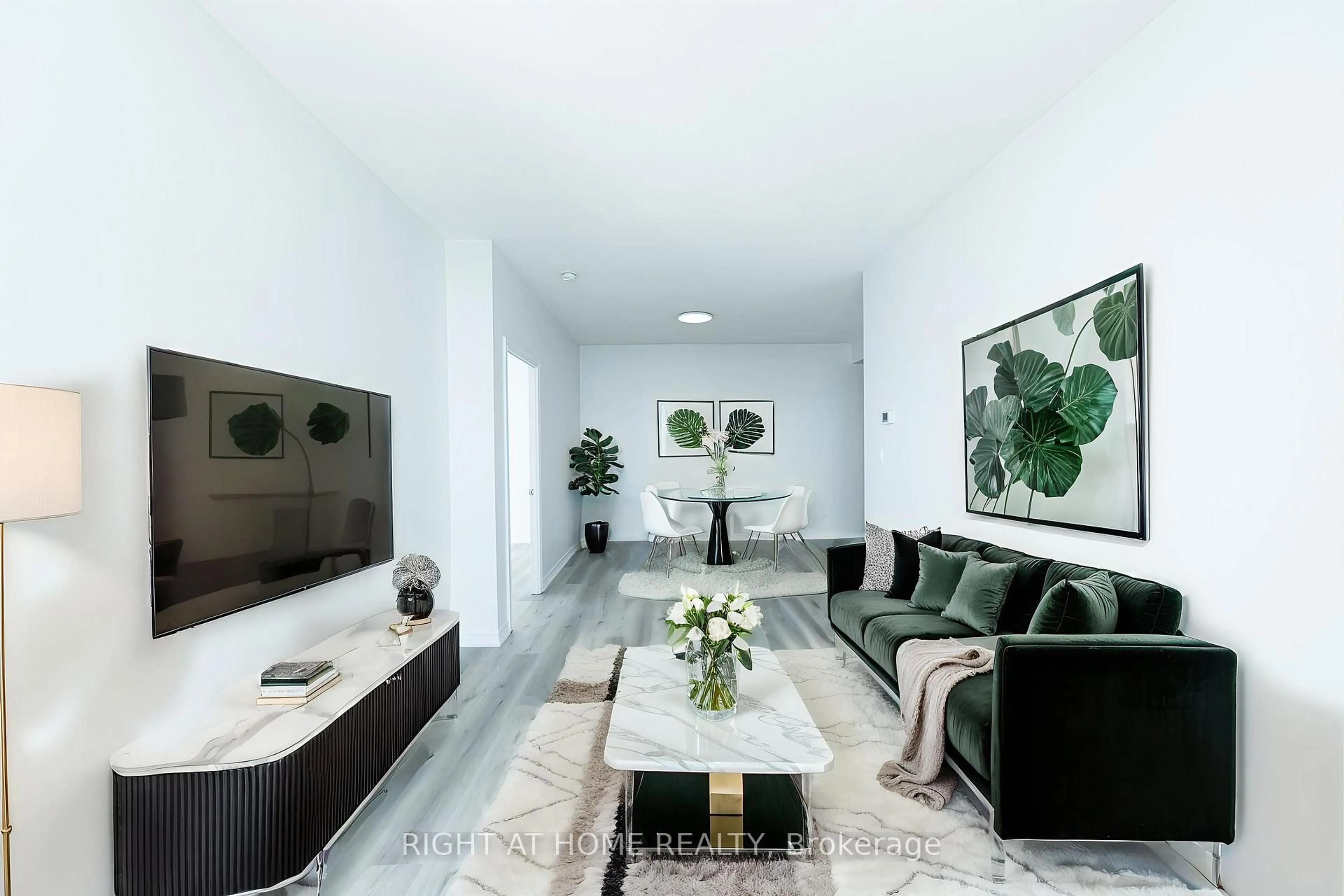 Living room with furniture, unknown for 3504 Hurontario St #3503, Mississauga Ontario L5B 0B9