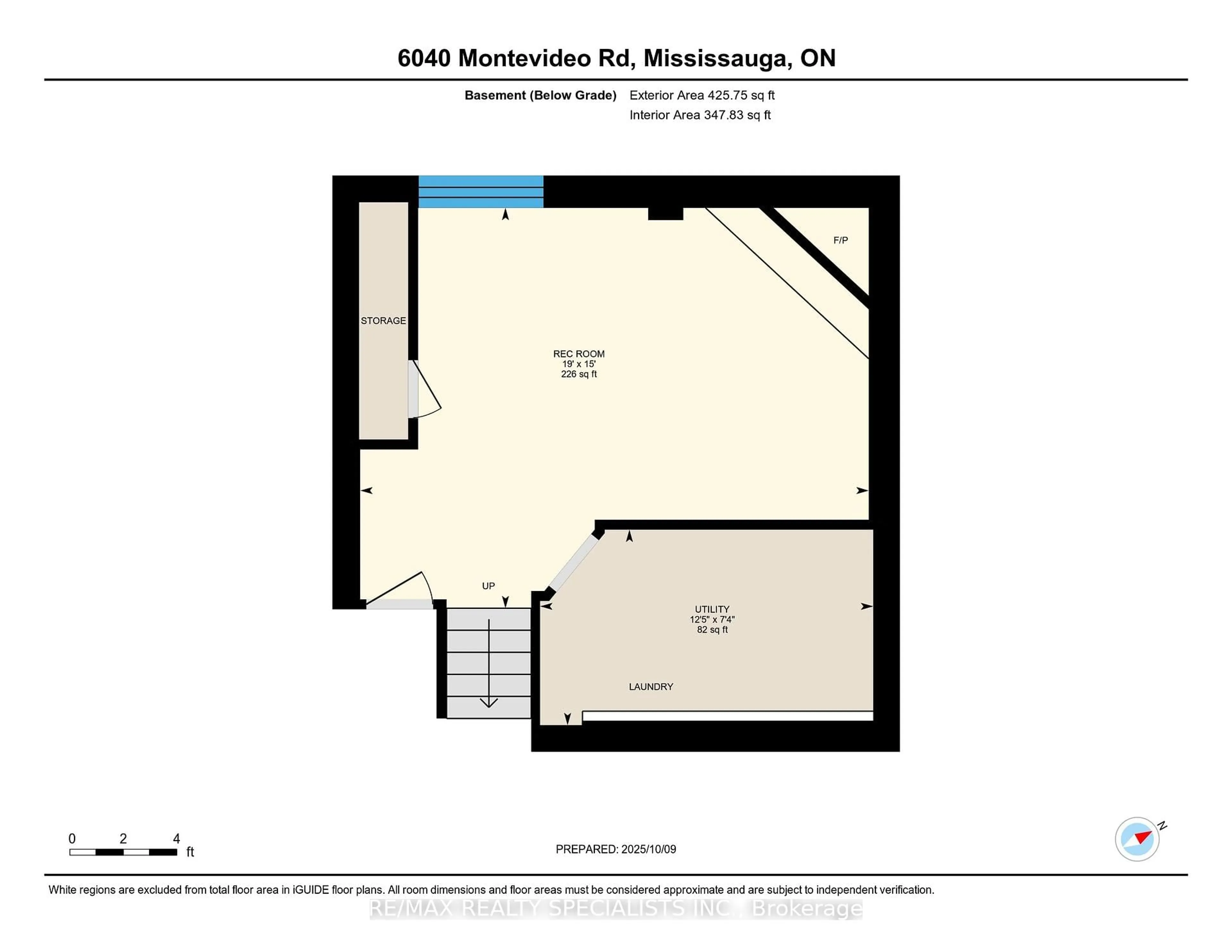 Floor plan for 6040 Montevideo Rd #56, Mississauga Ontario L5N 2T4
