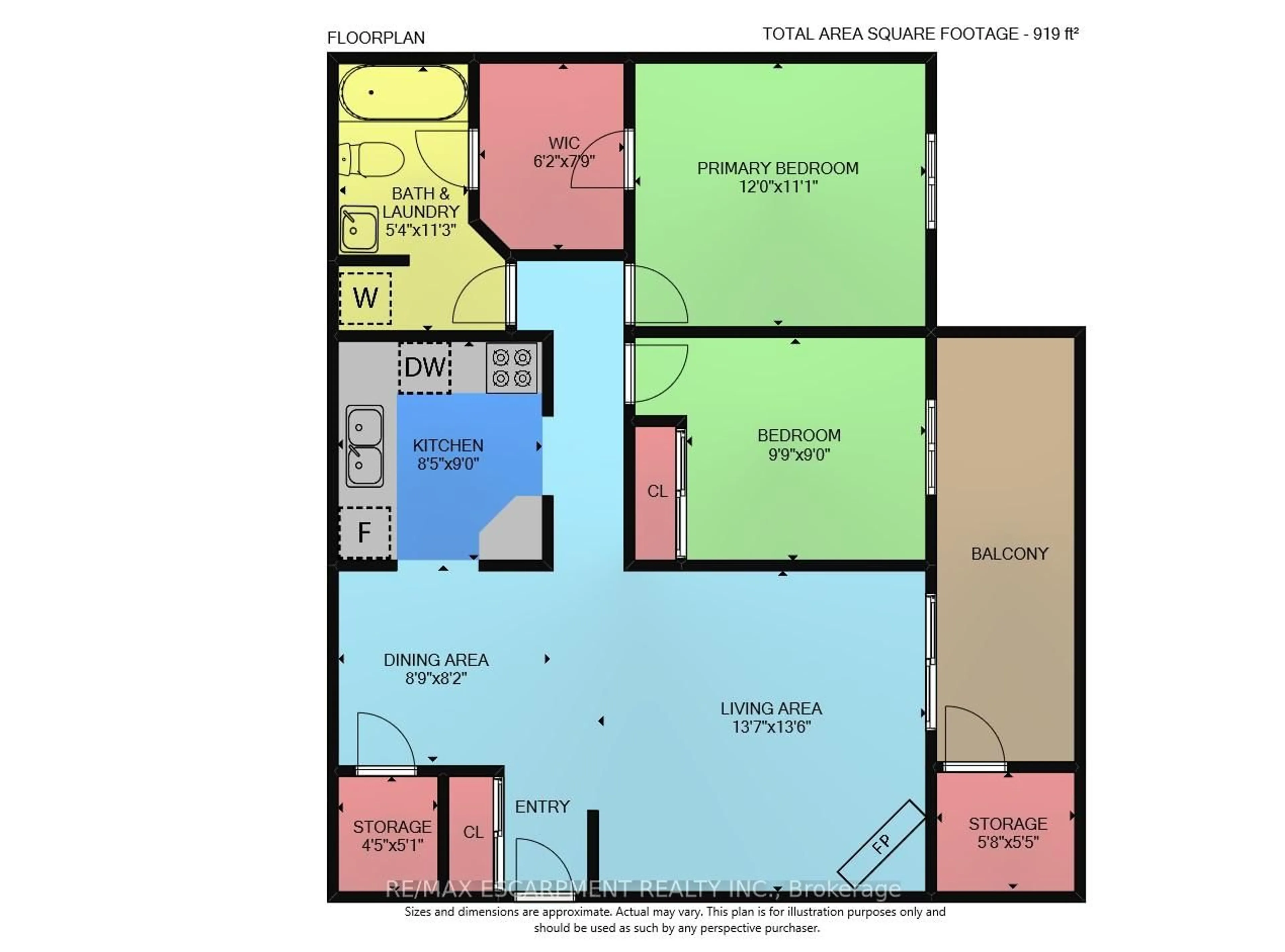 Floor plan for 1478 Pilgrims Way #1732, Oakville Ontario L6M 3G7