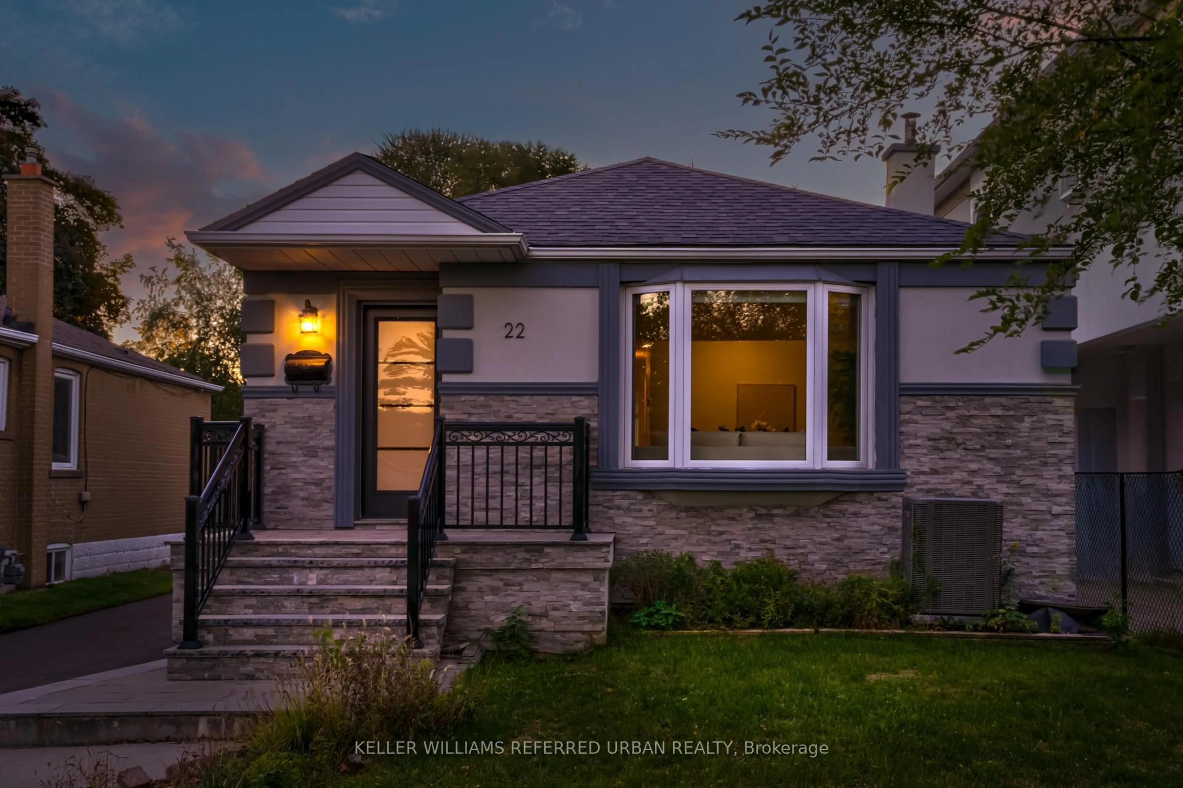 Home with brick exterior material, street for 22 Hargrove Lane, Toronto Ontario M8W 4T8