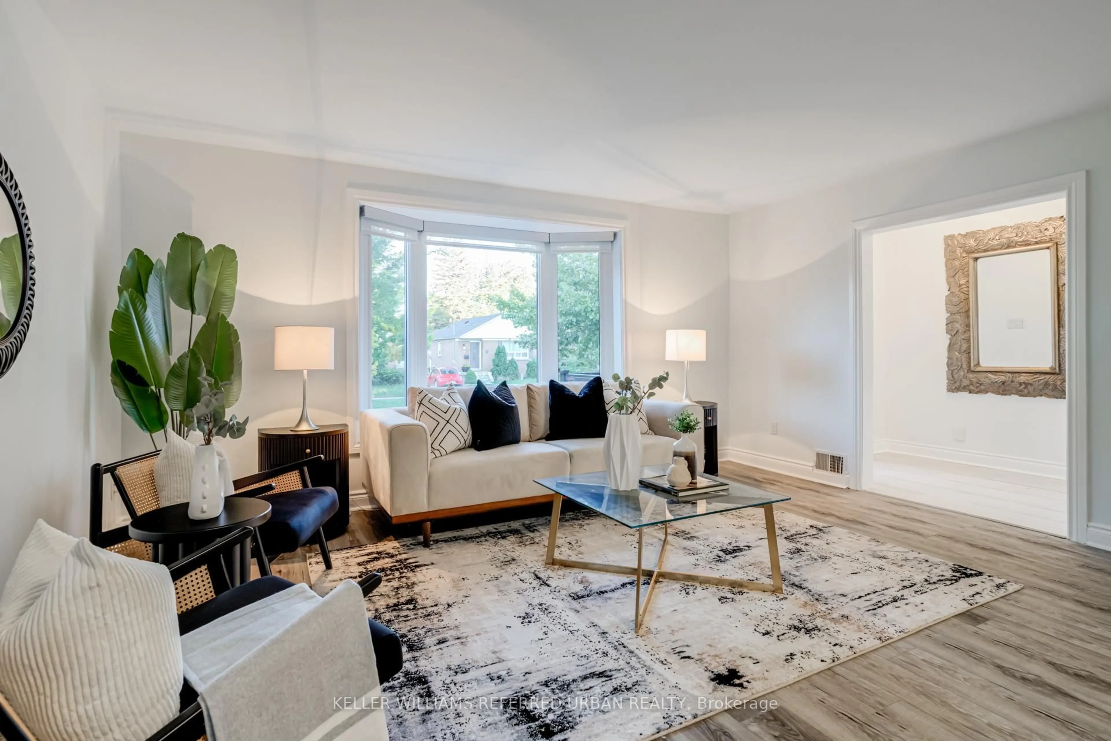 Living room with furniture, unknown for 22 Hargrove Lane, Toronto Ontario M8W 4T8