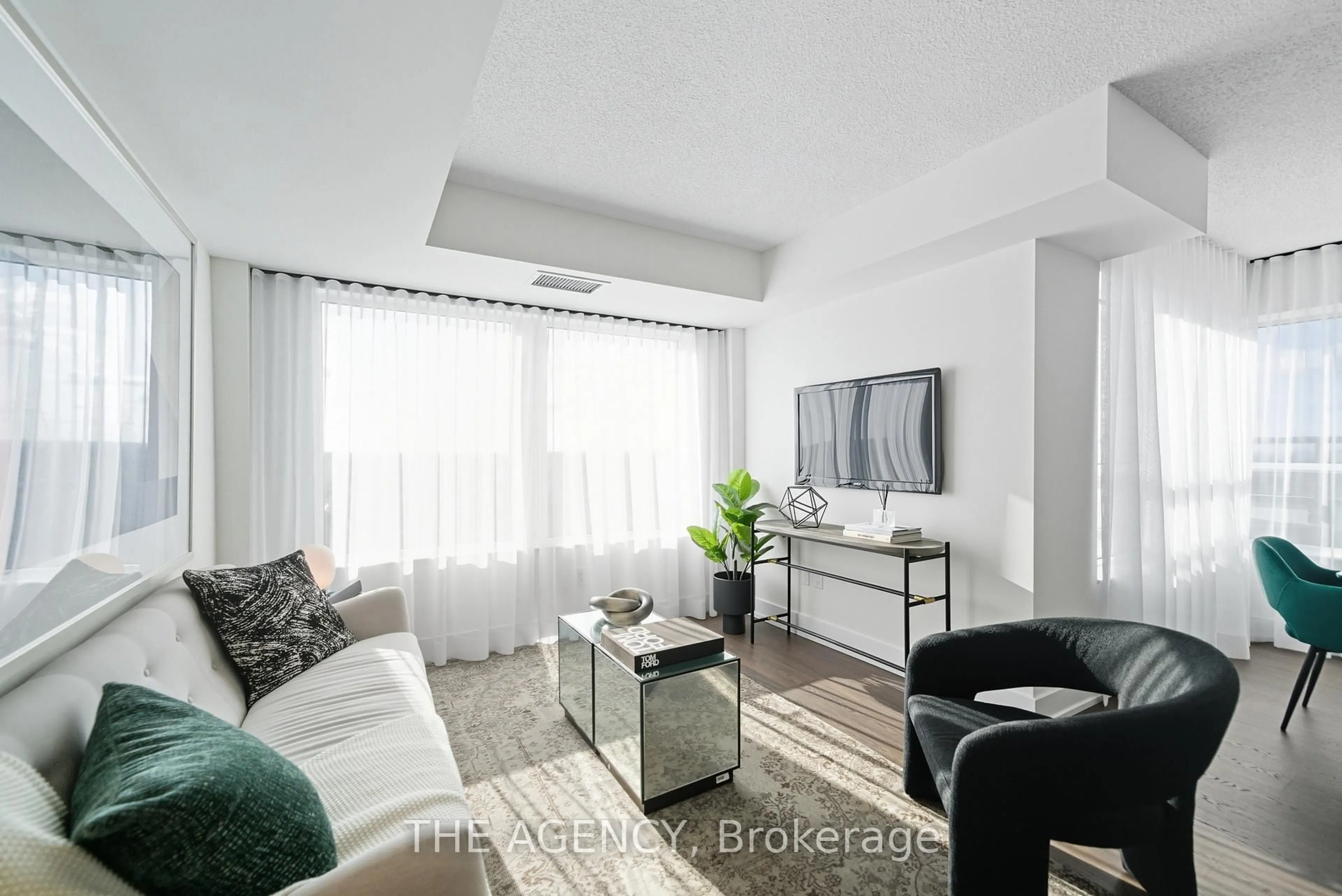 Living room with furniture, unknown for 10 Eva Rd #2104, Toronto Ontario M9C 0B3