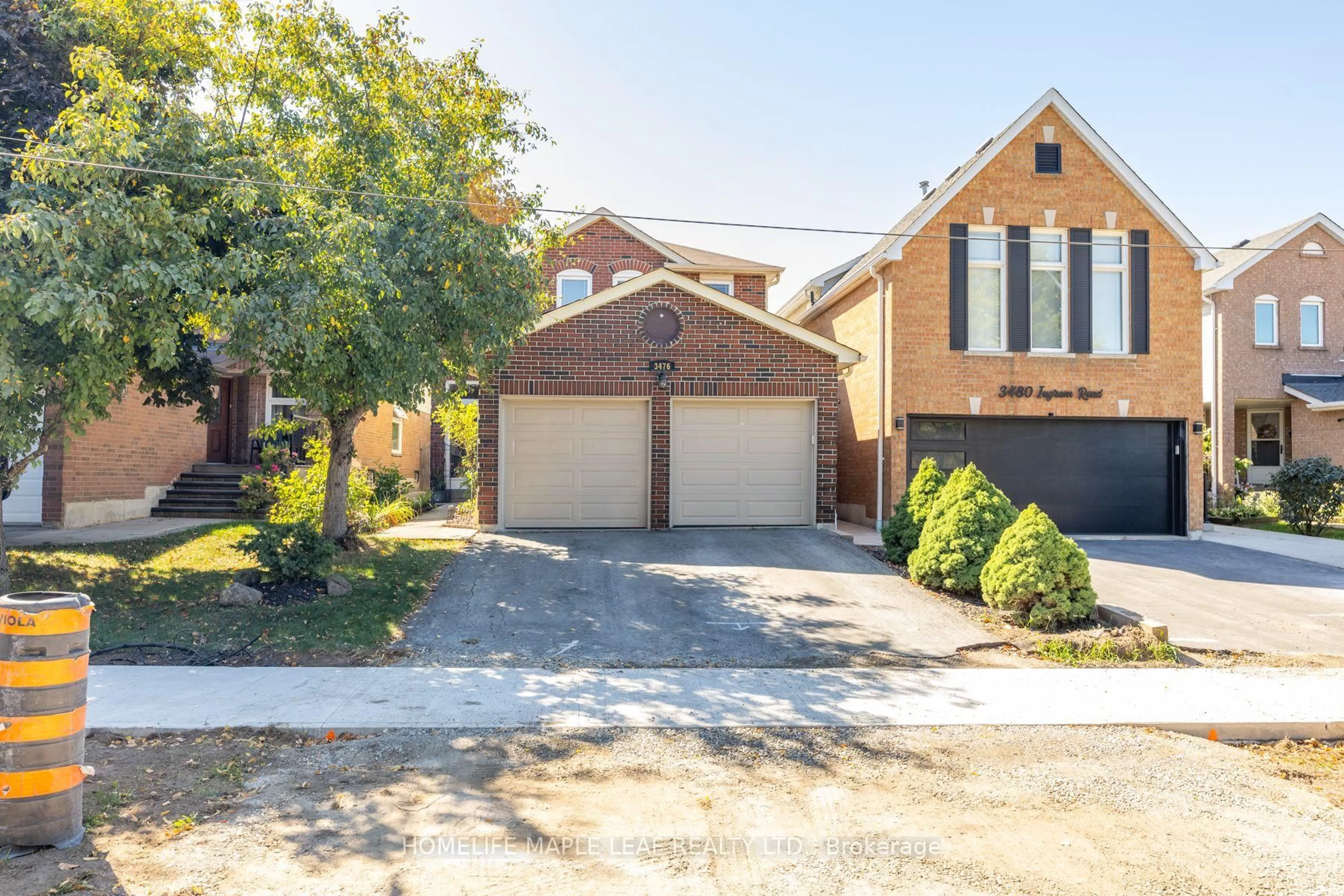 Home with brick exterior material, street for 3476 Ingram Rd, Mississauga Ontario L5L 4M7
