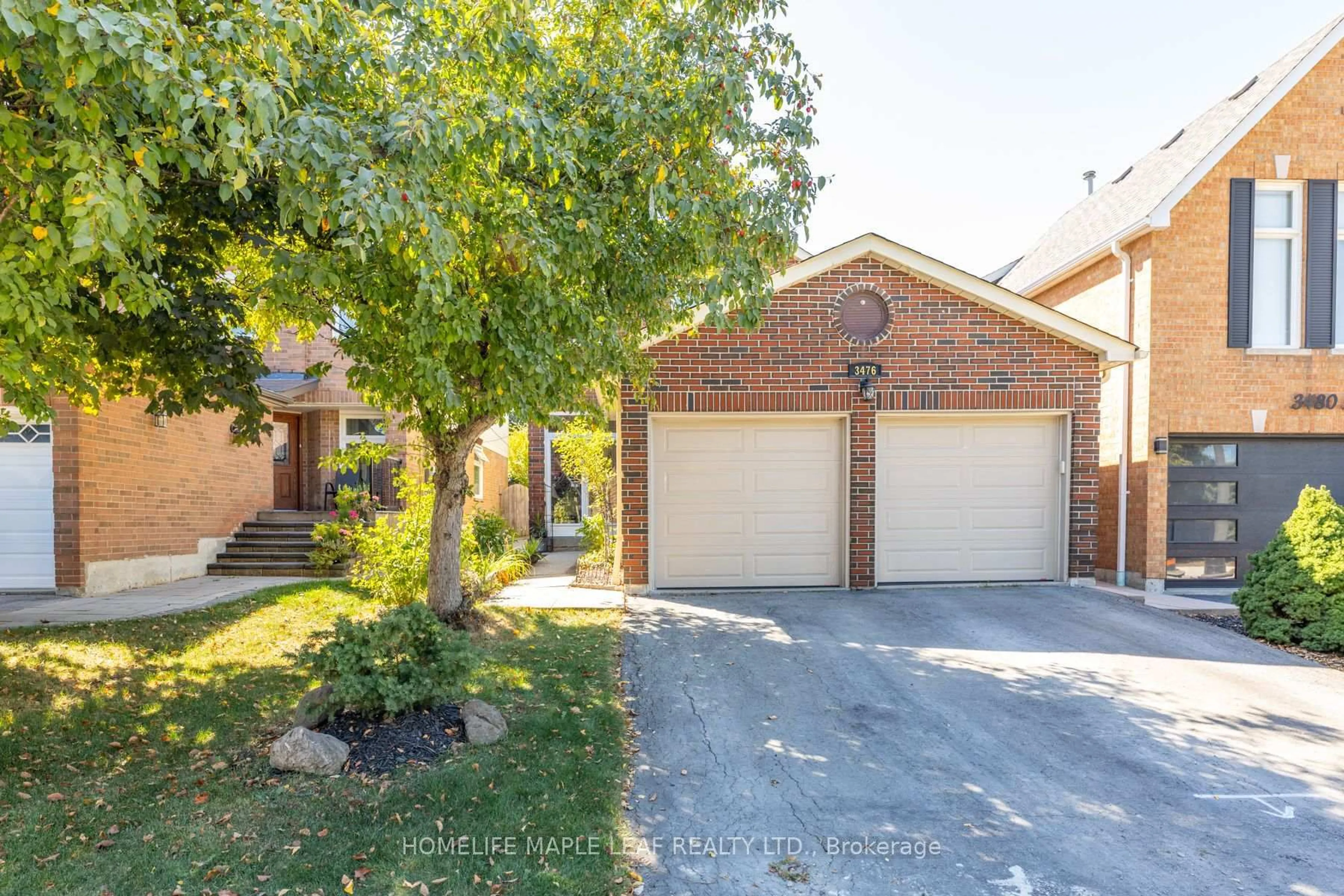 Home with brick exterior material, street for 3476 Ingram Rd, Mississauga Ontario L5L 4M7