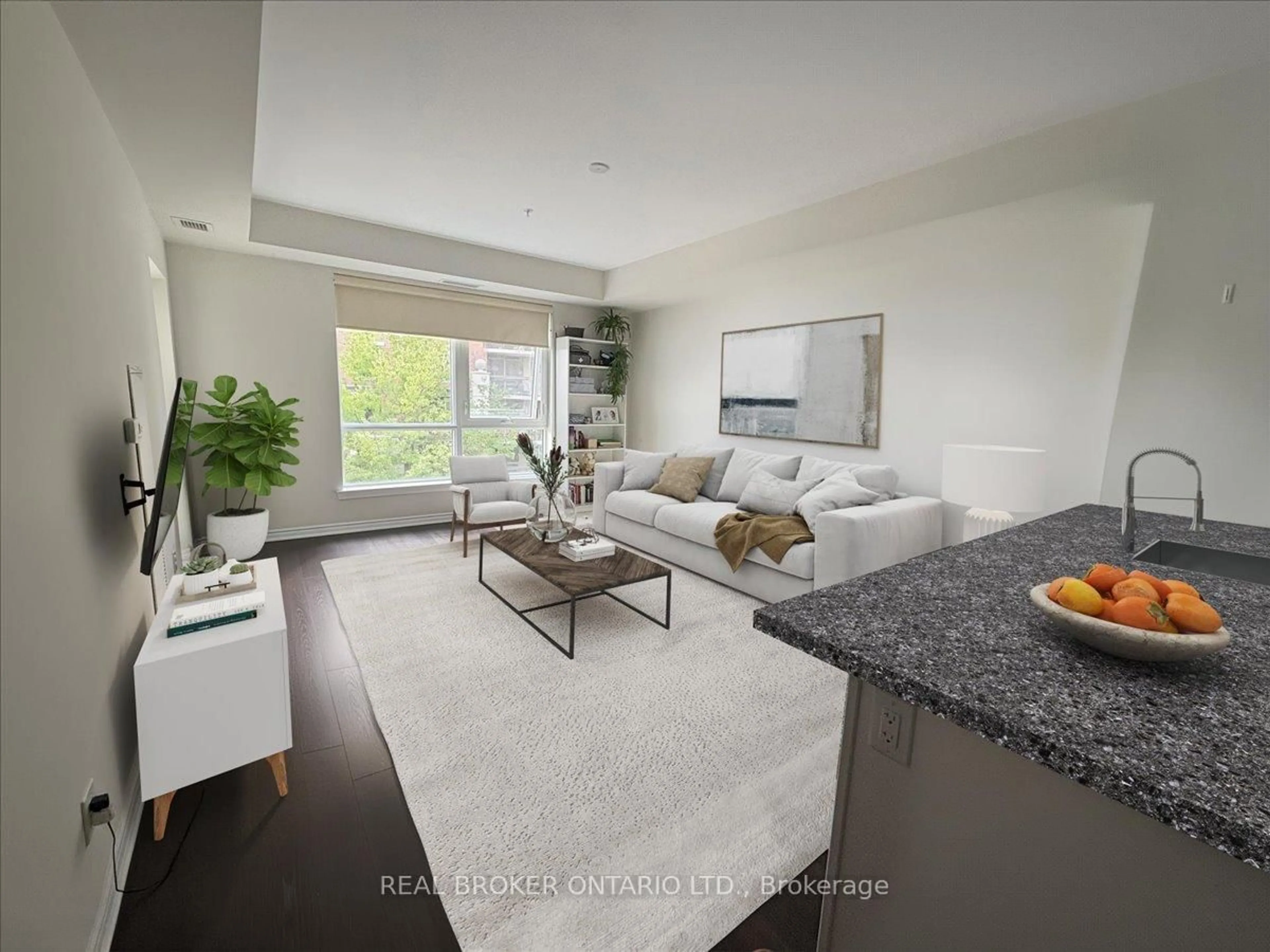 Living room with furniture, unknown for 150 Oak Park Blvd #301, Oakville Ontario L6H 3P2