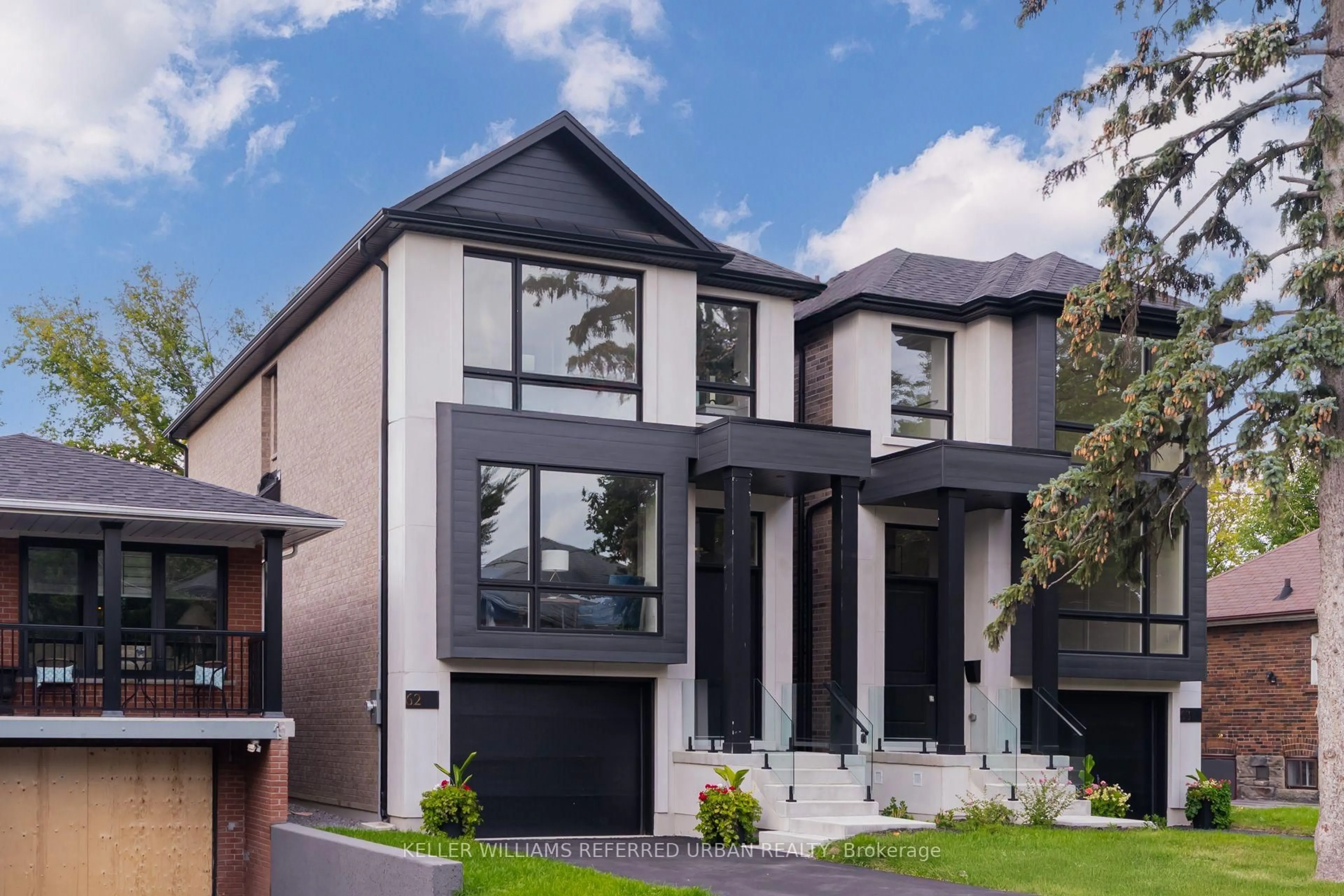 Home with brick exterior material, street for 62 Ash Cres, Toronto Ontario M8W 1E6