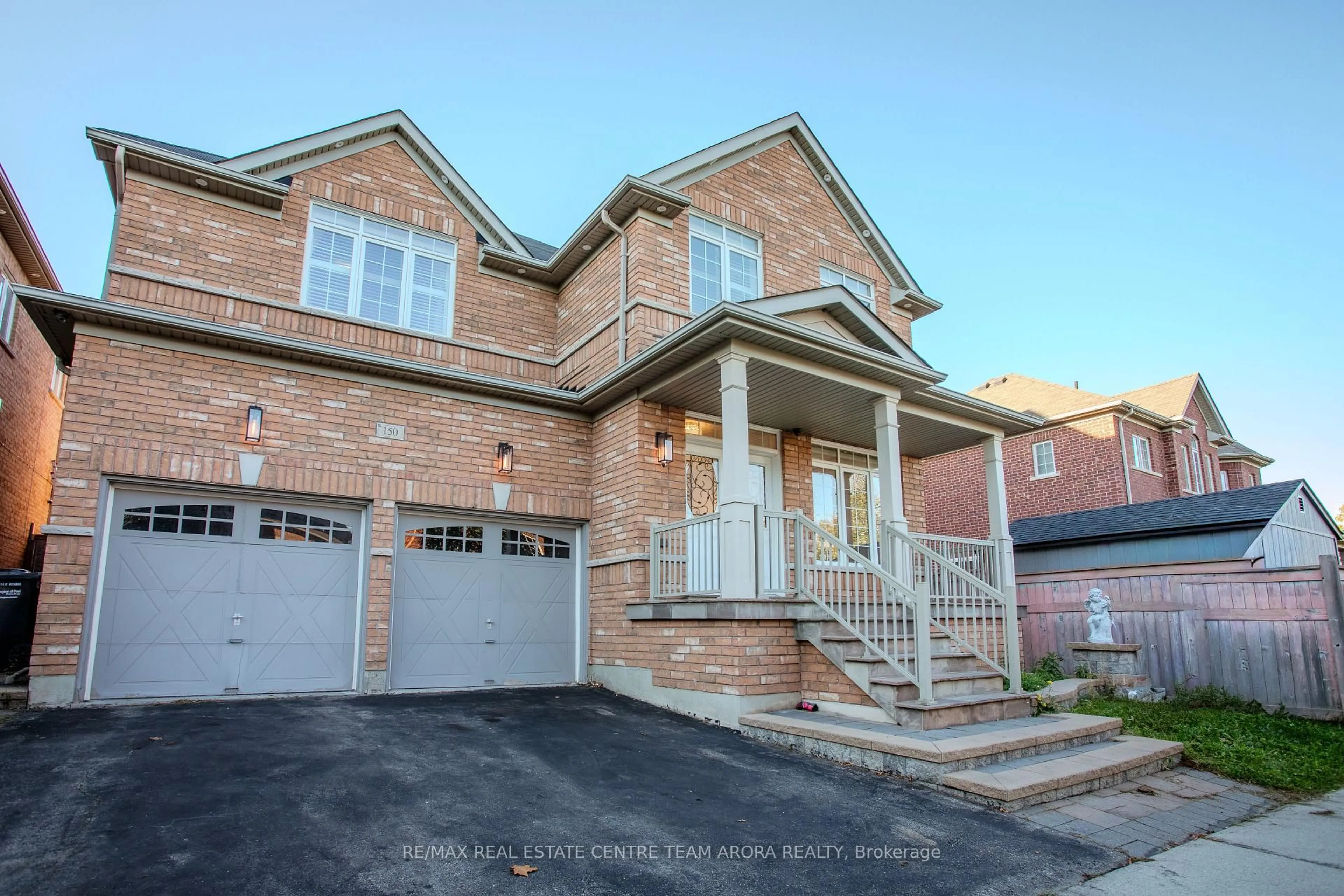 Home with brick exterior material, street for 150 Lloyd Sanderson Dr, Brampton Ontario L6Y 0Z9